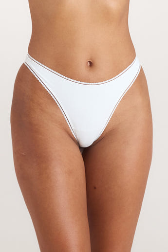 Comfort Stringtrosor - Vit