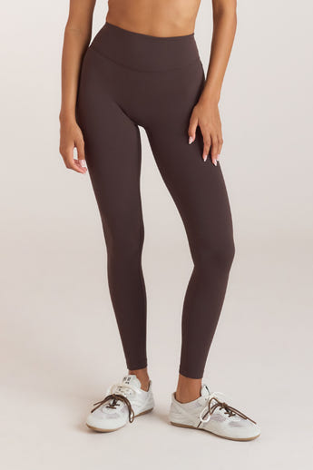 ContourSoft™ Klassiska Leggings - Mörk Choklad