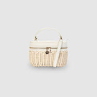 Arlowe Basket Bag - Krämfärgad