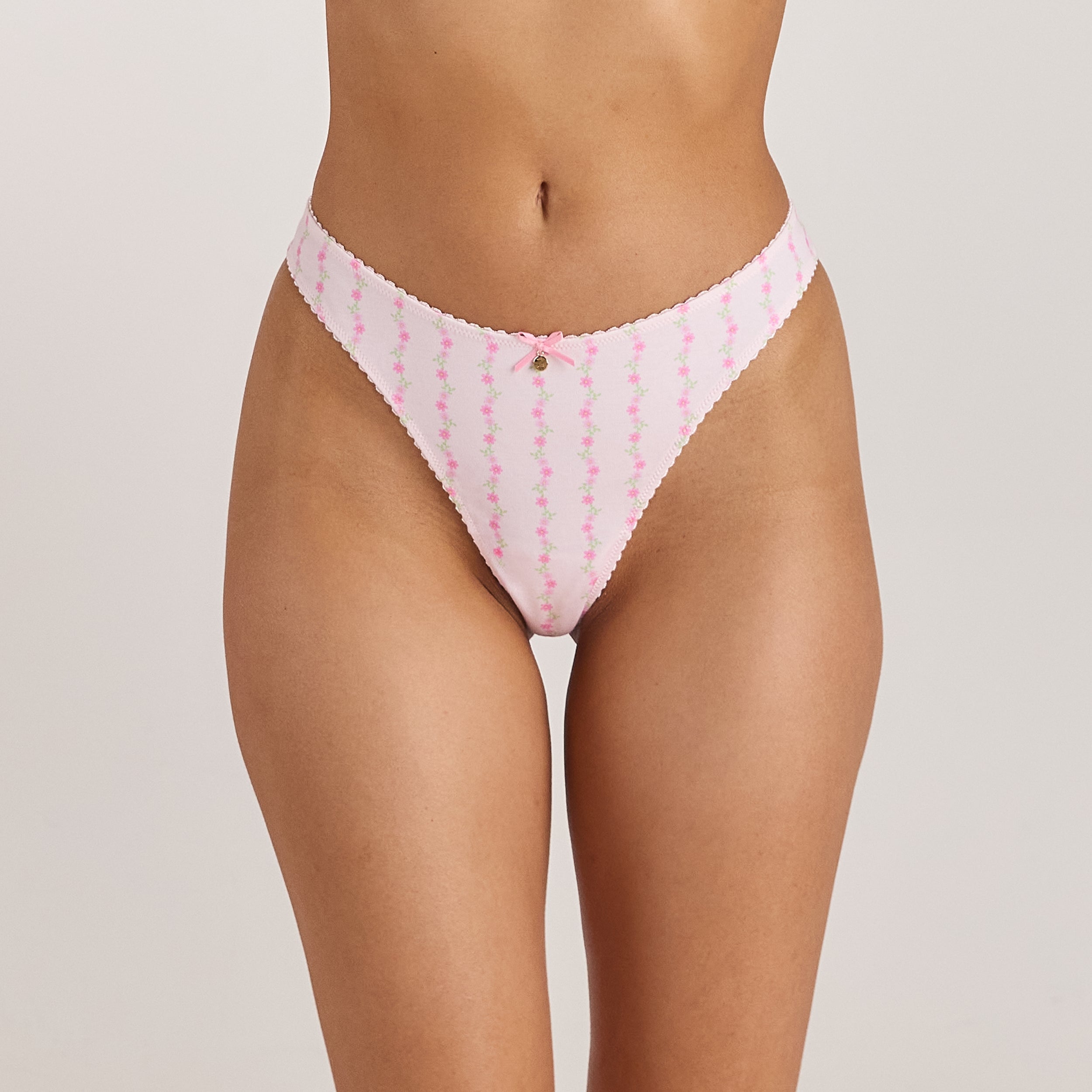 Cotton Kisses Stringtrosor (3-pack) | Cotton Kisses Stringtrosor (3-pack) - Rosa Print