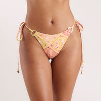 Celestial Tie-Side Bikini Stringtrosor - Himmelsmuster