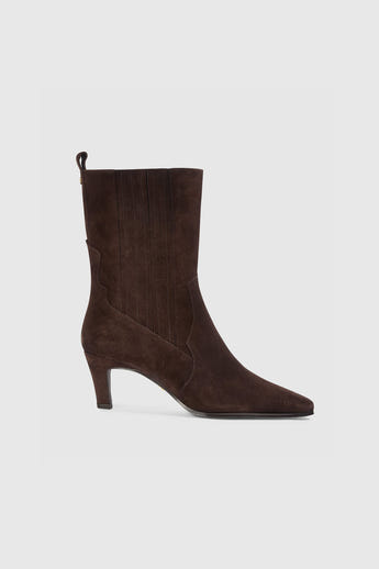 Heather Ankelboots - Choklad