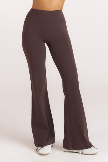ContourSoft utsvängda Leggings - Mörk Choklad alternate