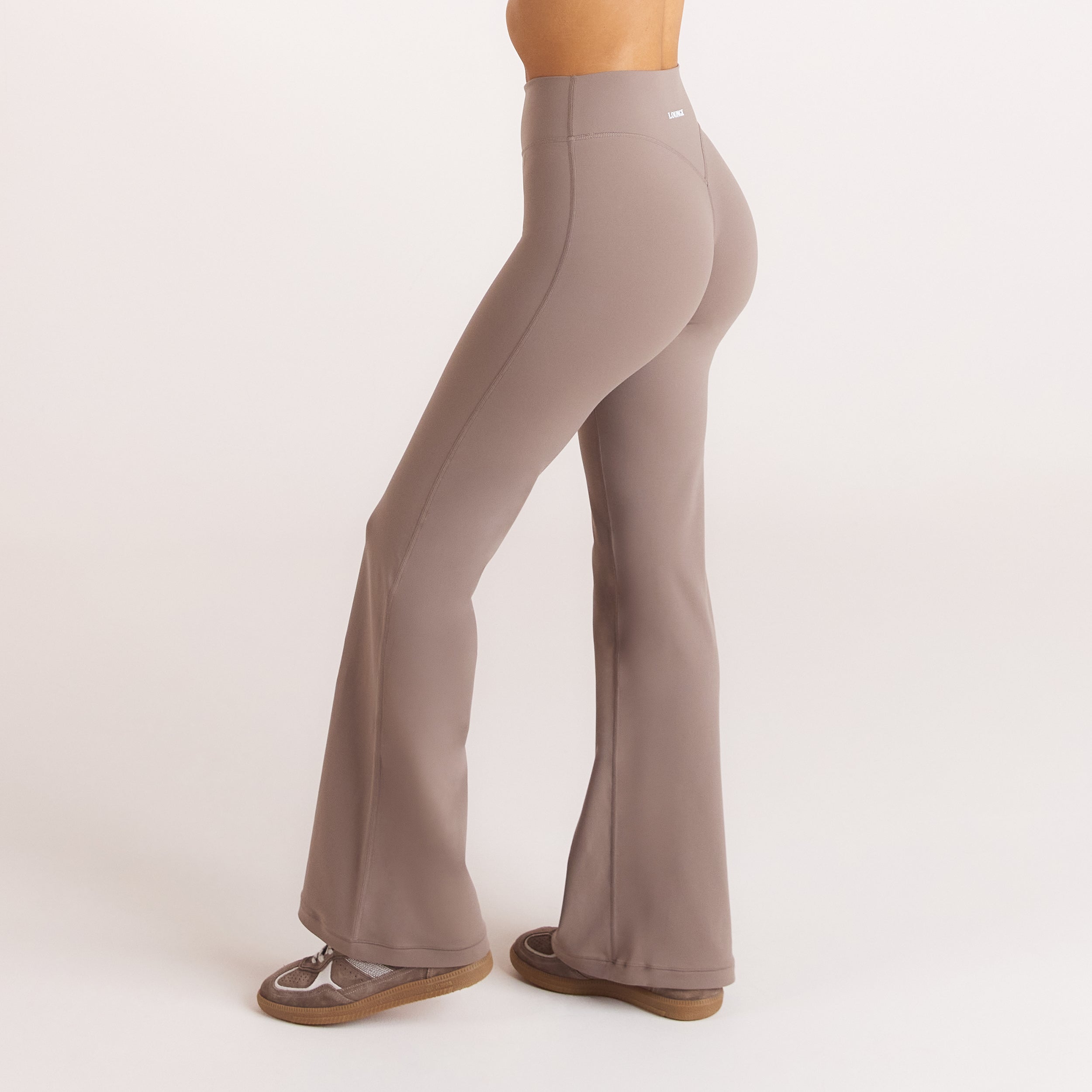 ContourSoft utsvängda Leggings - Svampfärgad
