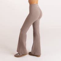 ContourSoft™ utsvängda Leggings - Svampfärgad