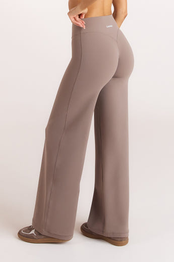 ContourSoft Leggings med rakt ben - Svampfärgad