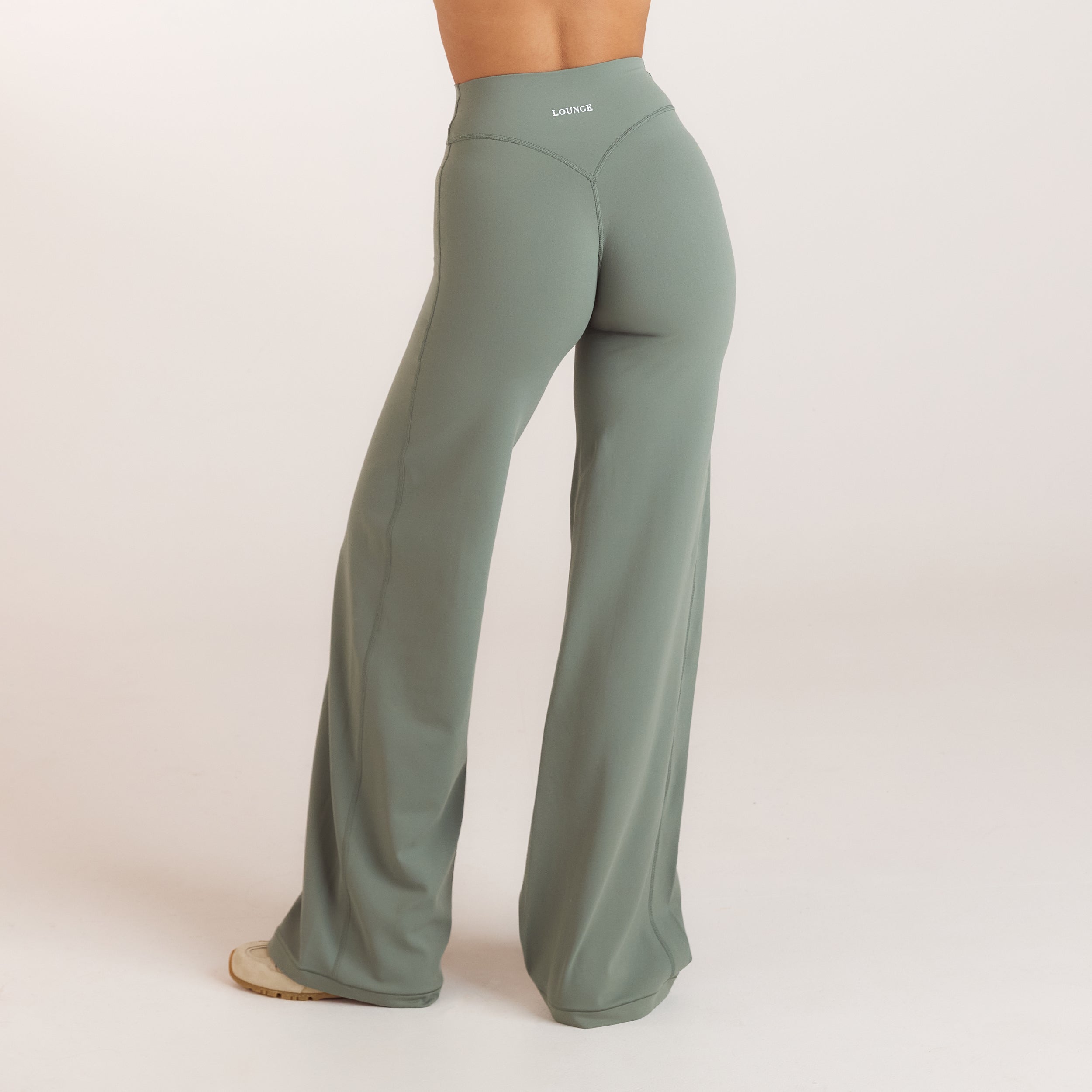 ContourSoft™ Leggings med rakt ben - Salviagrön