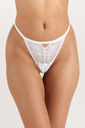 Flirt G-String - Vit