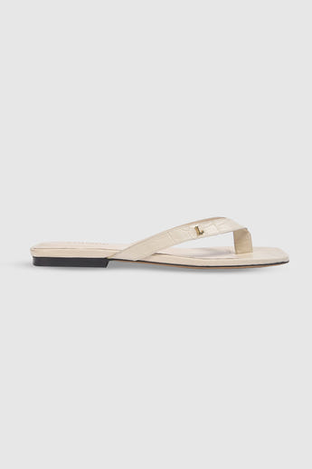 Brielle Flip Flops - Krämfärgad