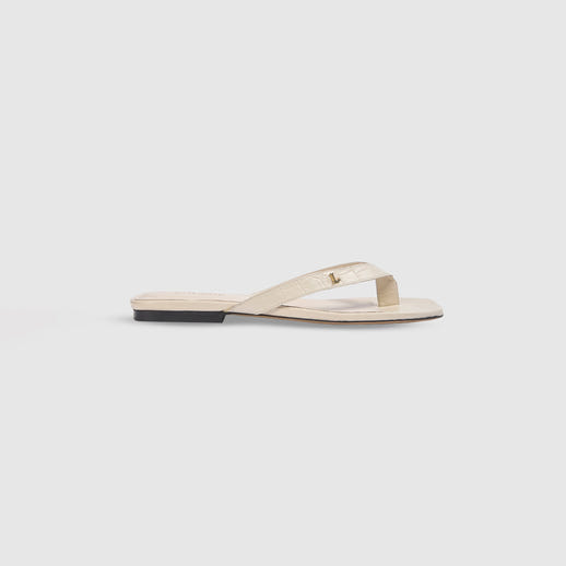 Brielle Flip Flops - Krämfärgad