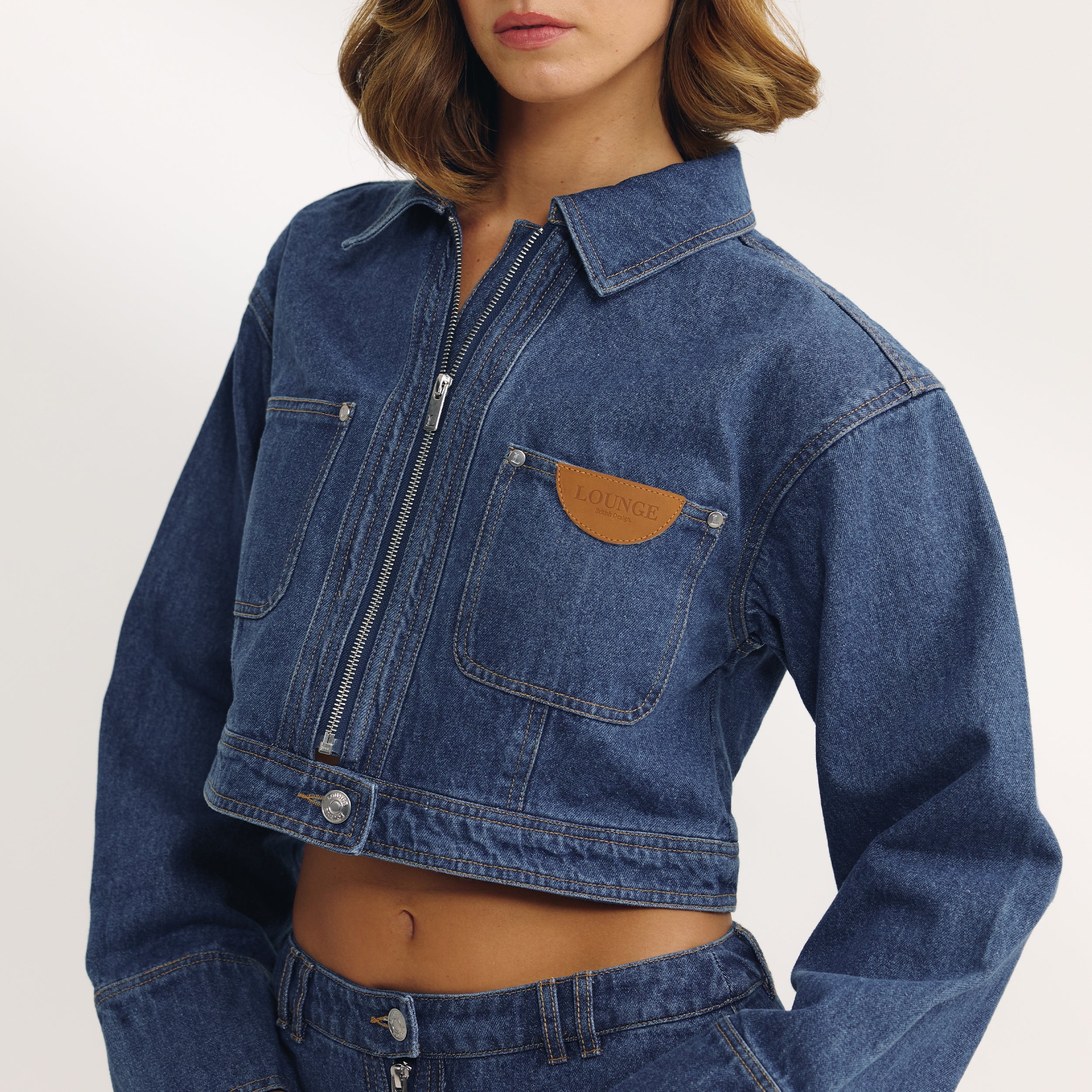 Boxy Denimjacka | Boxy Denimjacka - Blå