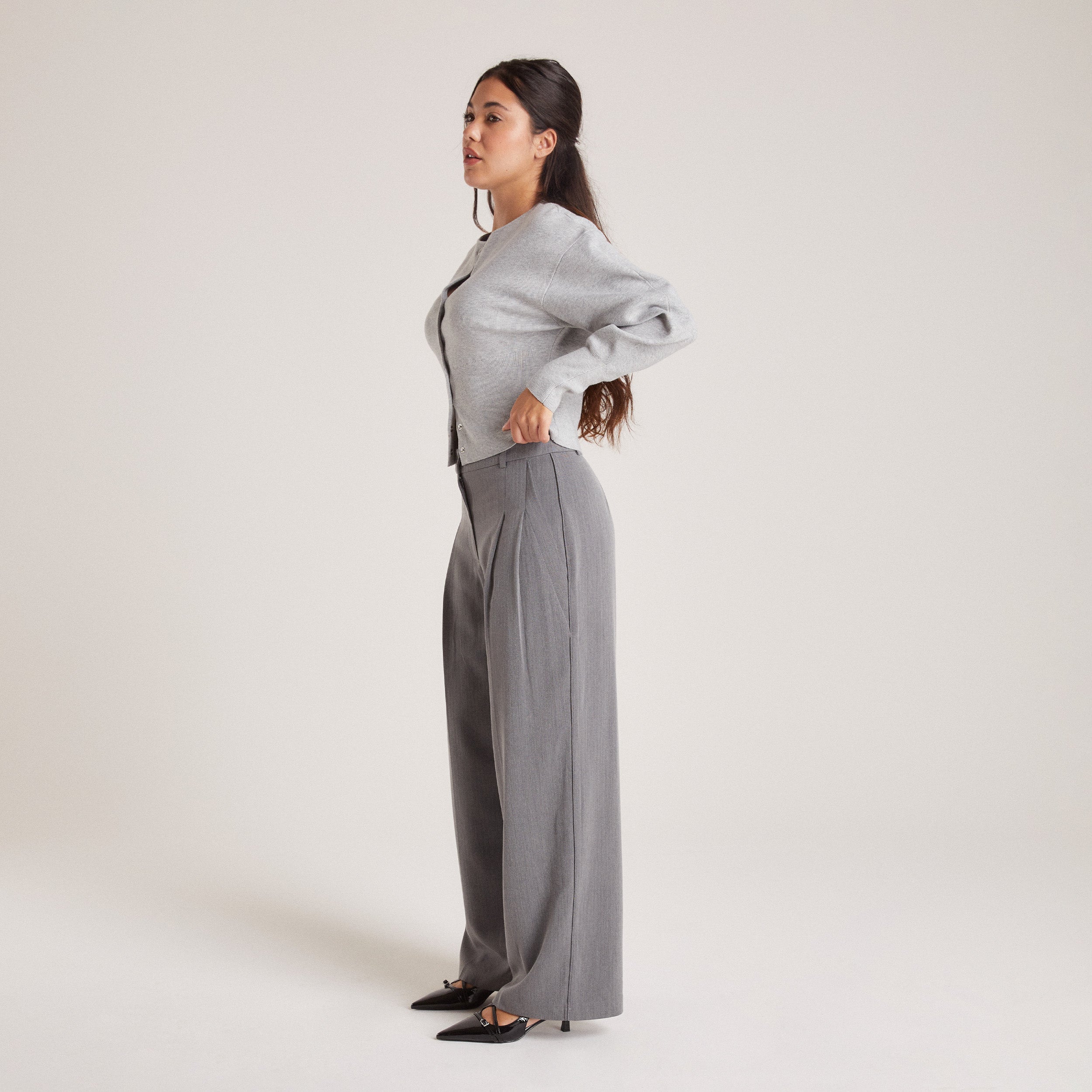 Tailored Byxor | Tailored Trousers - Grey