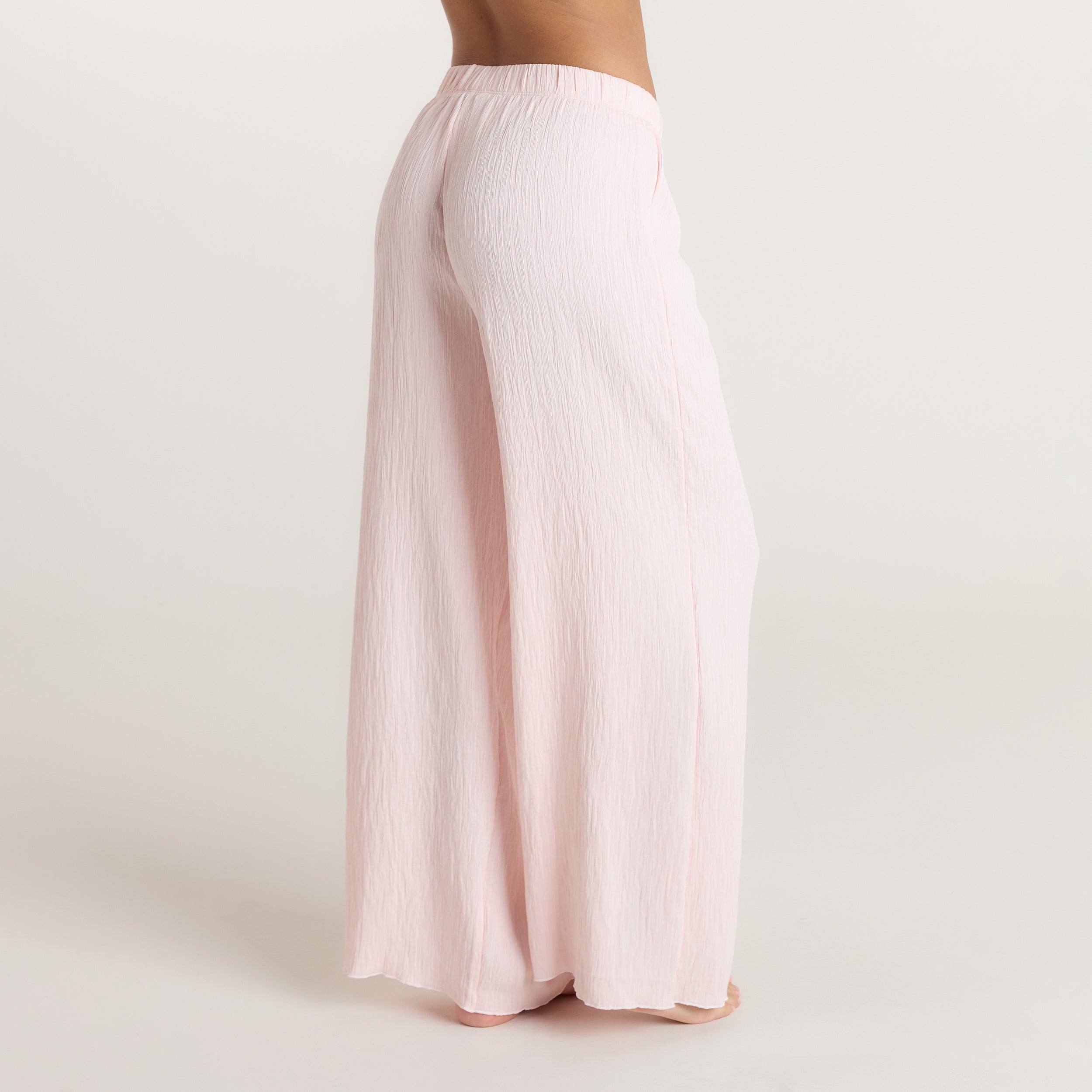 Crinkle Pyjamabyxor | Crinkle Pyjamabyxor - Rosa