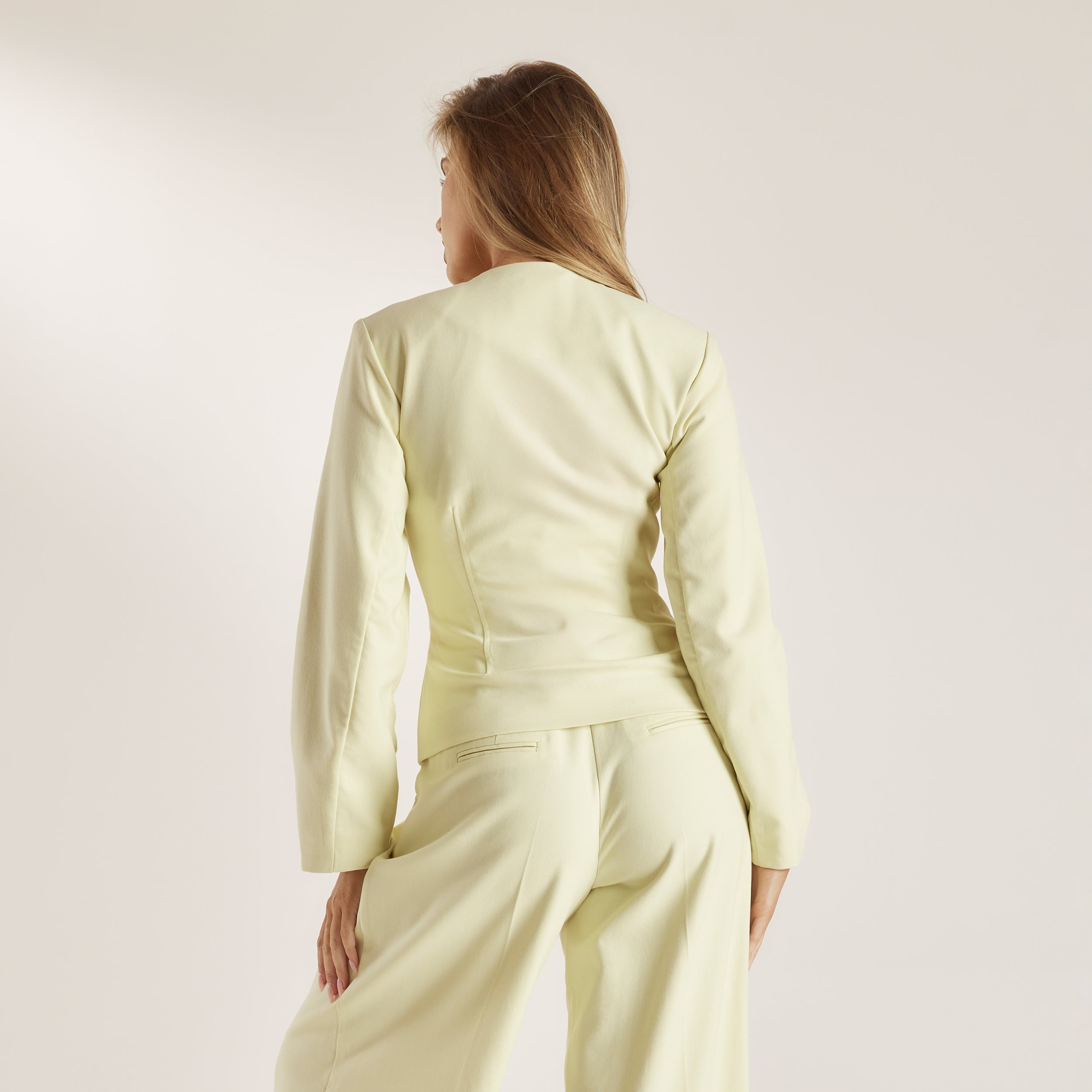 Strukturerad Jacka | Strukturerad Jacka - Kärnmjölksgul