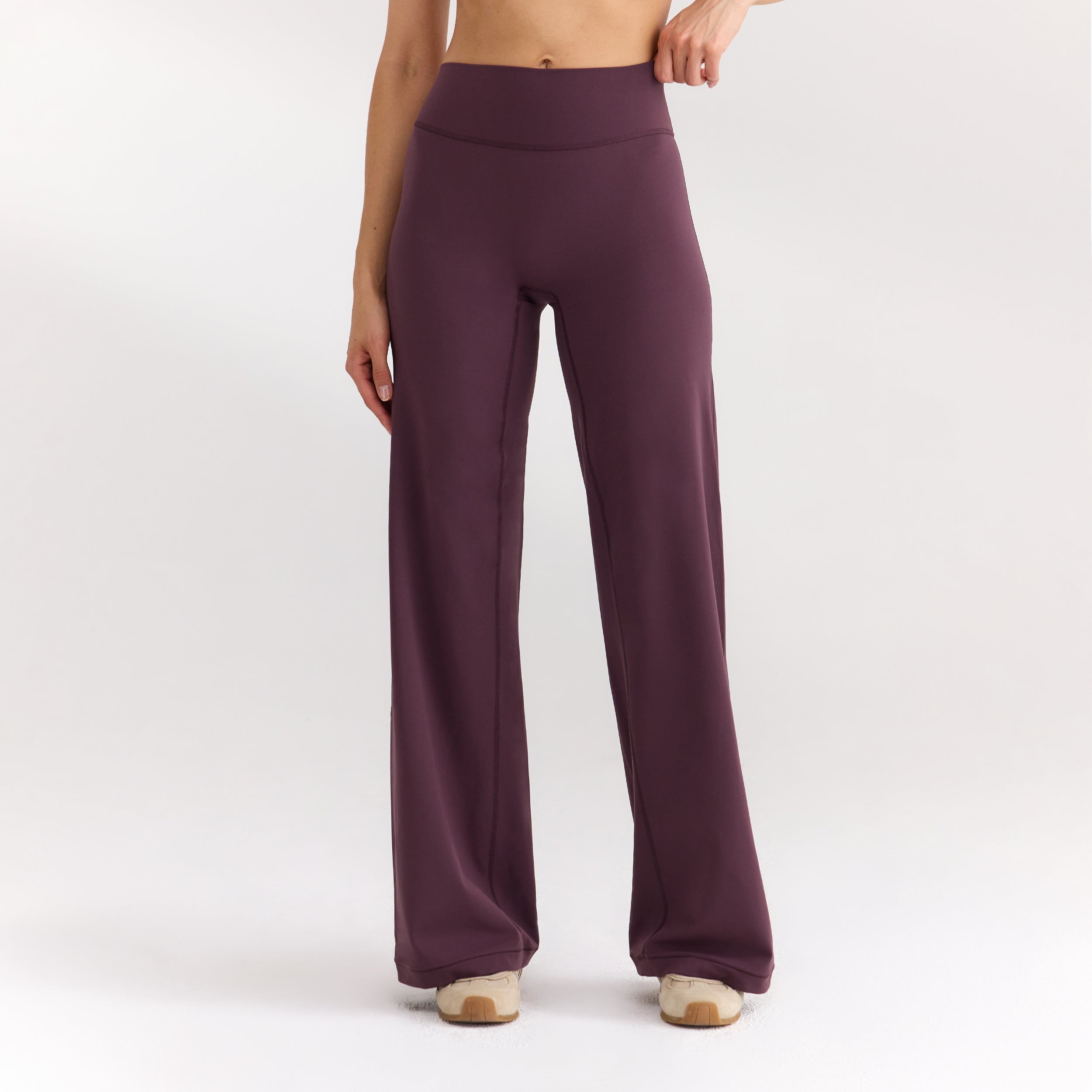 ContourSoft™ Leggings med rakt ben | ContourSoft™ Leggings med rakt ben - Körsbärslack