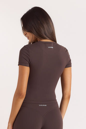 ContourSoft™ Short Sleeve T-Shirt - Mörk Choklad alternate