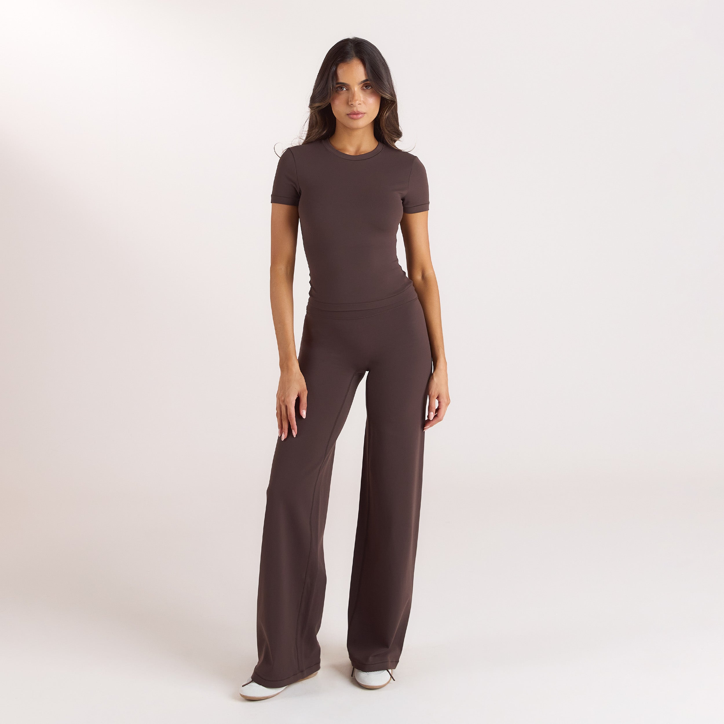 ContourSoft™ Leggings med rakt ben | ContourSoft™ Leggings med rakt ben - Mörk Choklad