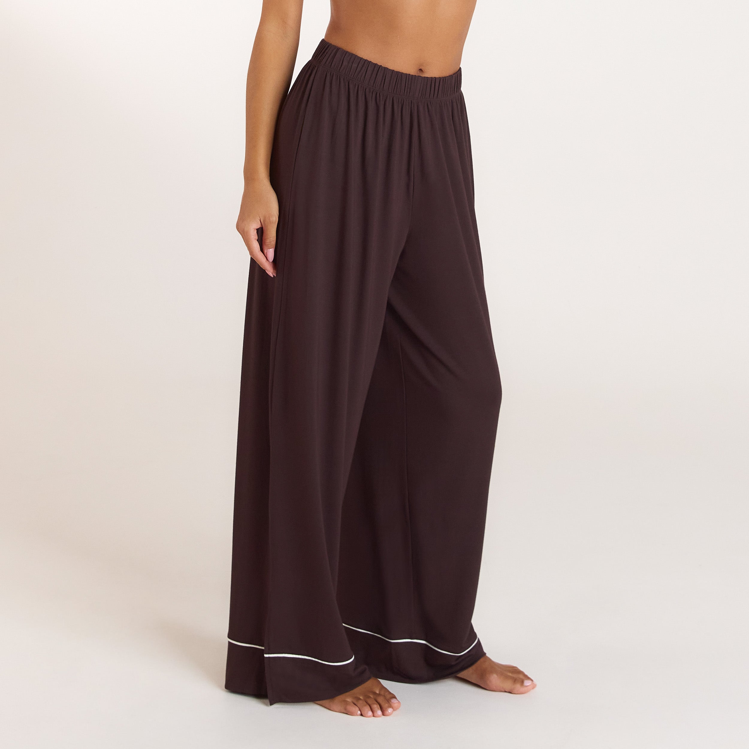 Modal Pyjamabyxor - Mörk Choklad alternate