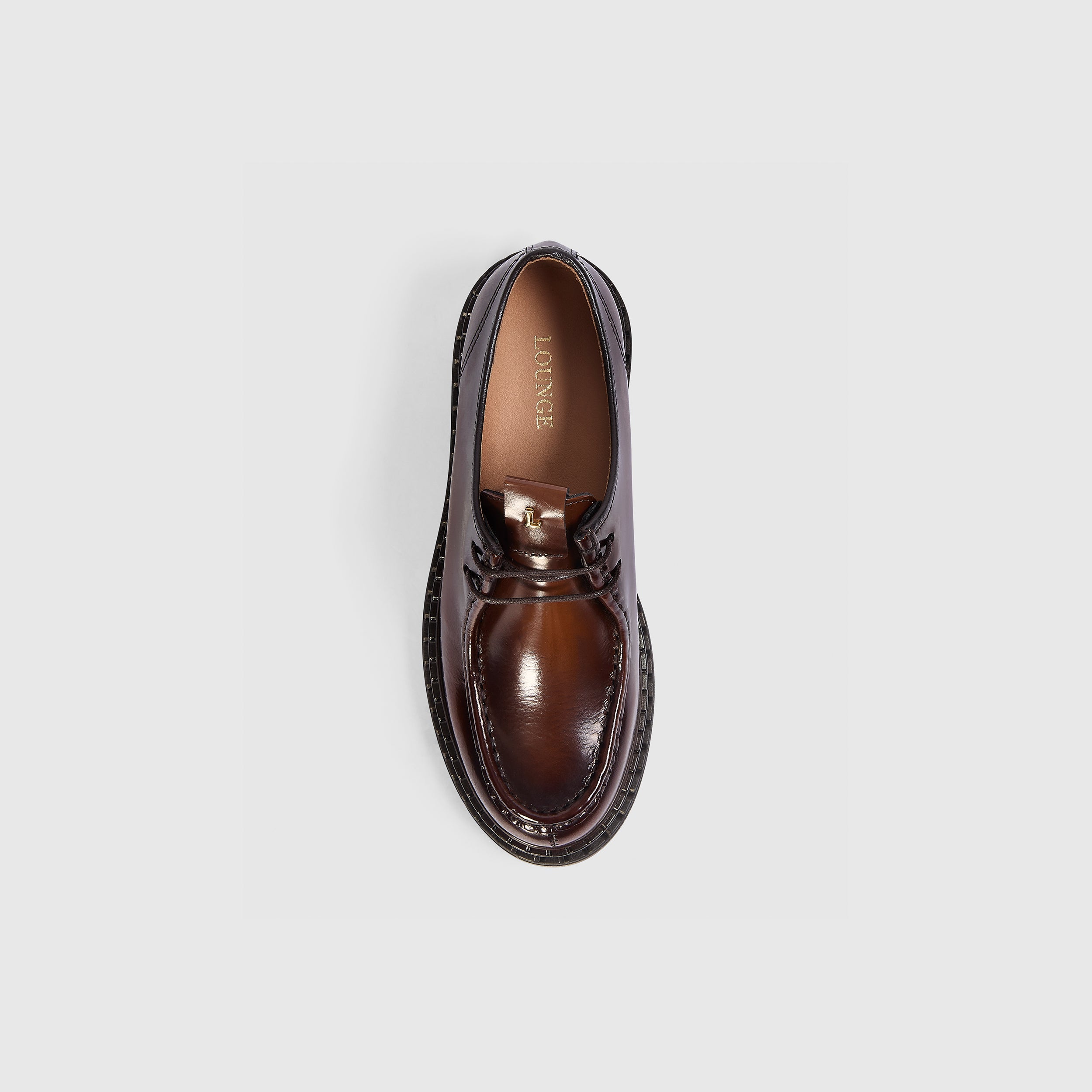 Etta Snörade Chunky Loafers | Etta Snörade Chunky Loafers - Tan