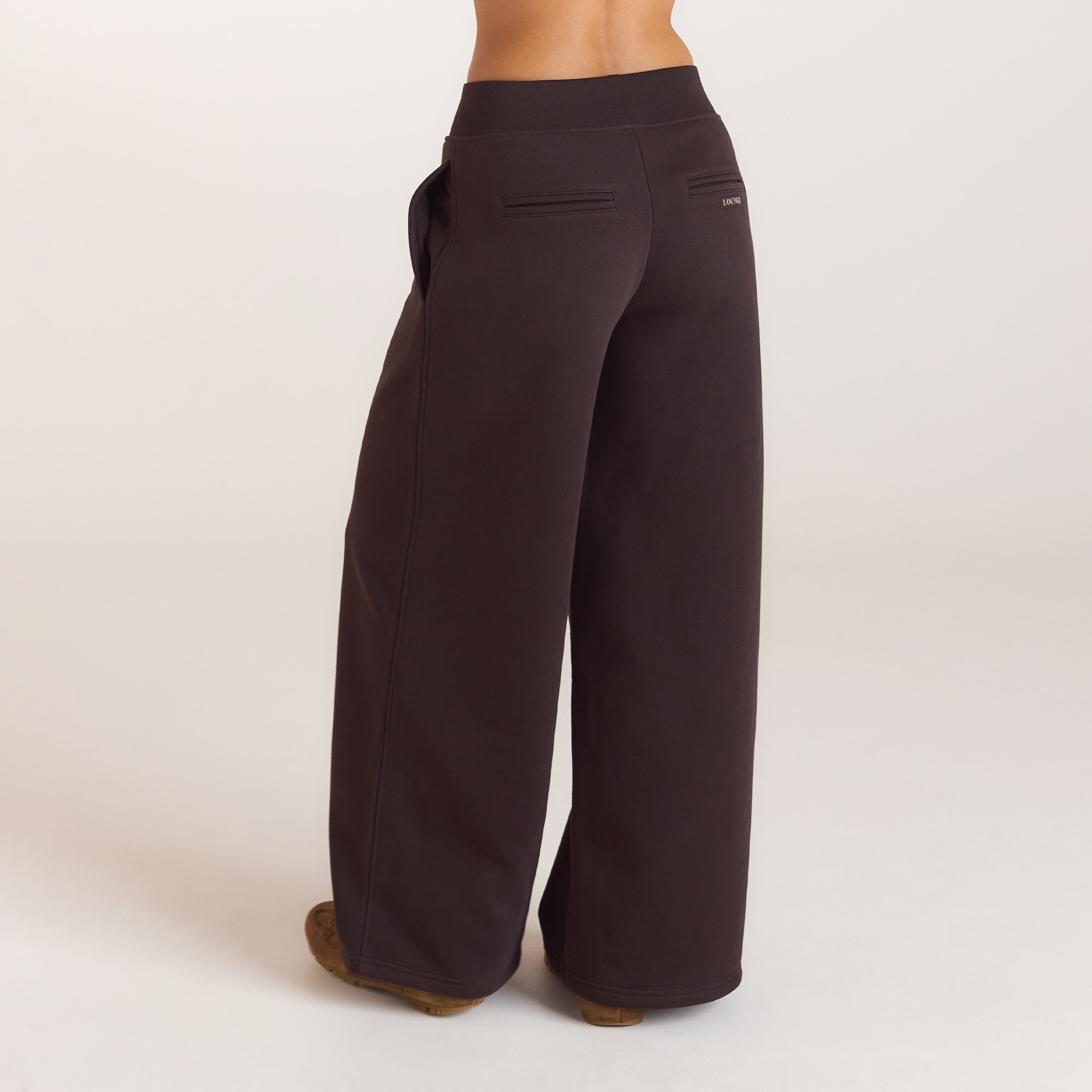 Joggers med raka ben | Joggers med raka ben - Mörk Choklad