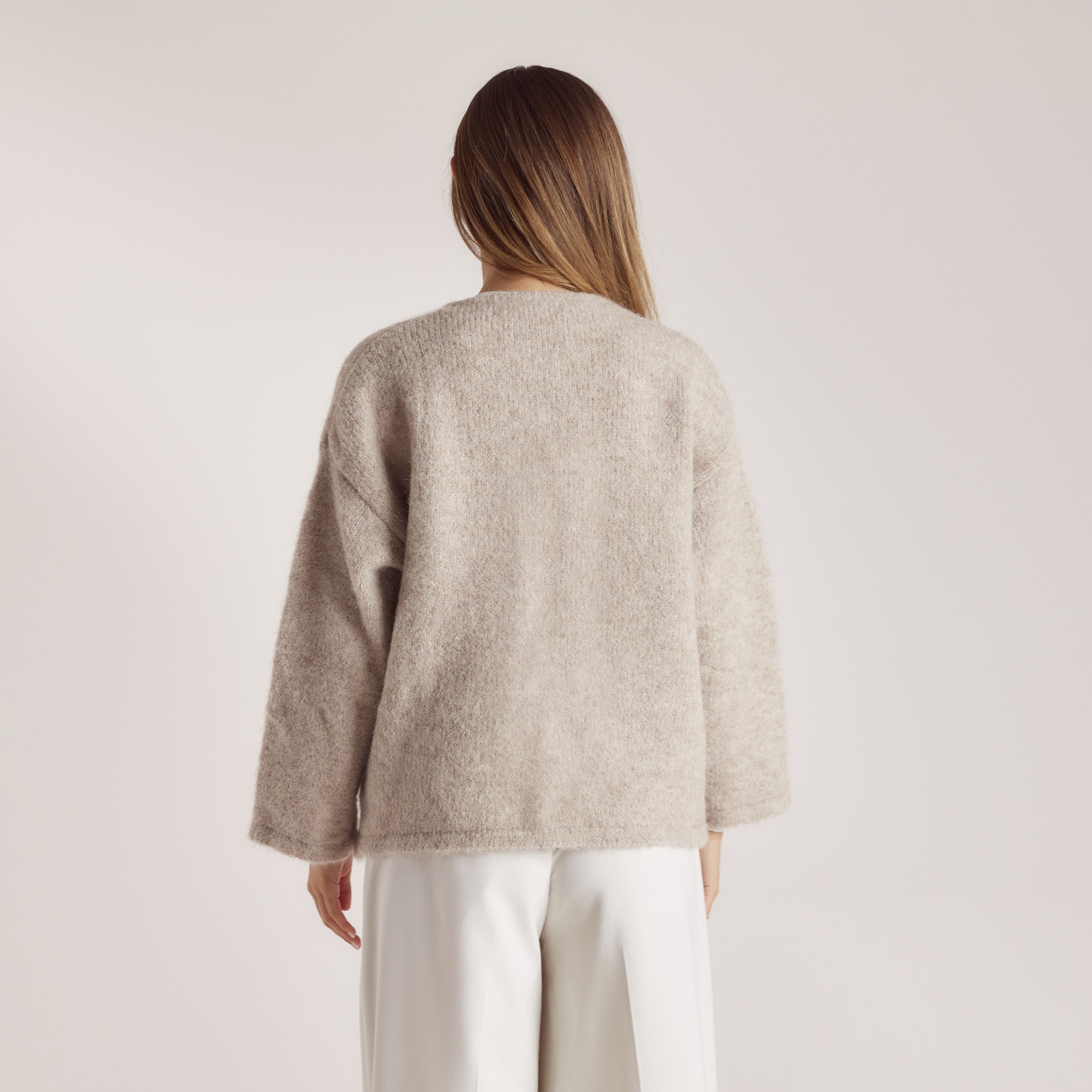 Jacka i Alpackablandning | Nicola, S