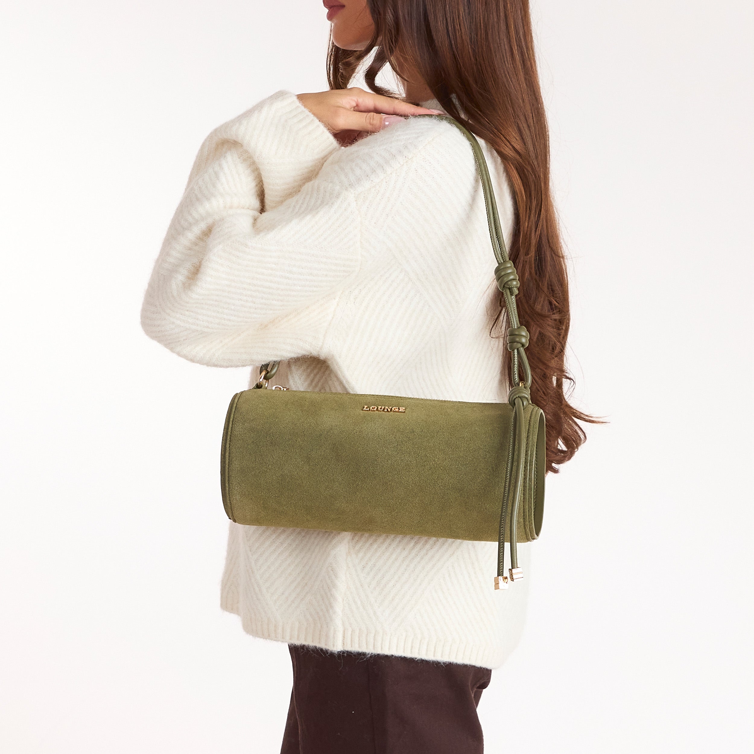 Miffy Barrel Shoulder Bag | Miffy Barrel Shoulder Bag - Olivgrön