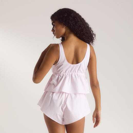 Bloom & Stripe Cami Pyjamatopp - Rosa alternate