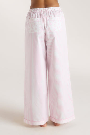 Bloom & Stripe Pyjamabyxor - Rosa alternate