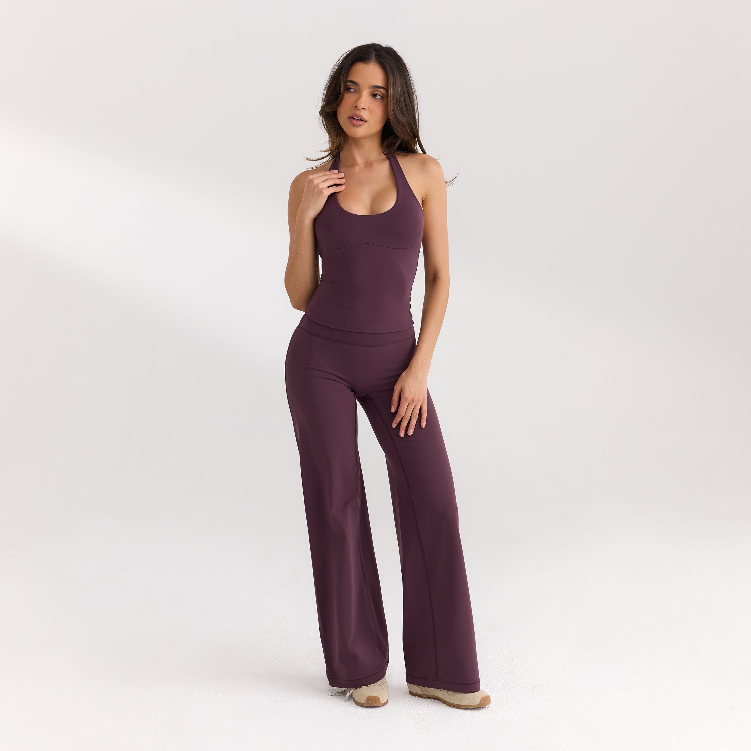 ContourSoft™ Halter-Neck Top | ContourSoft™ Halter-Neck Top - Körsbärslack