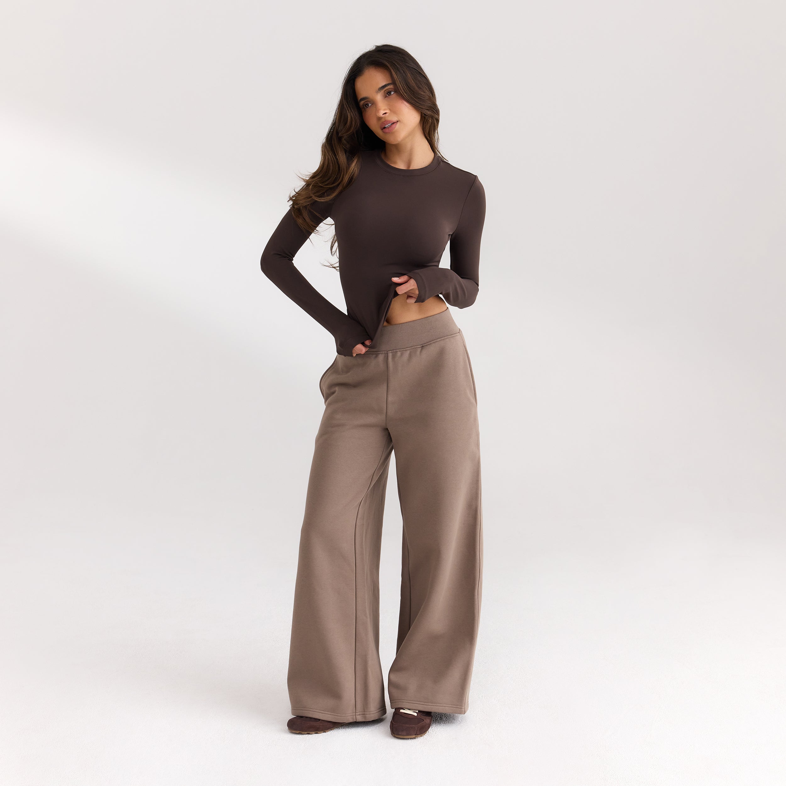 ContourSoft™ Long-Sleeve Top | ContourSoft™ Long-Sleeve Top - Mörk Choklad
