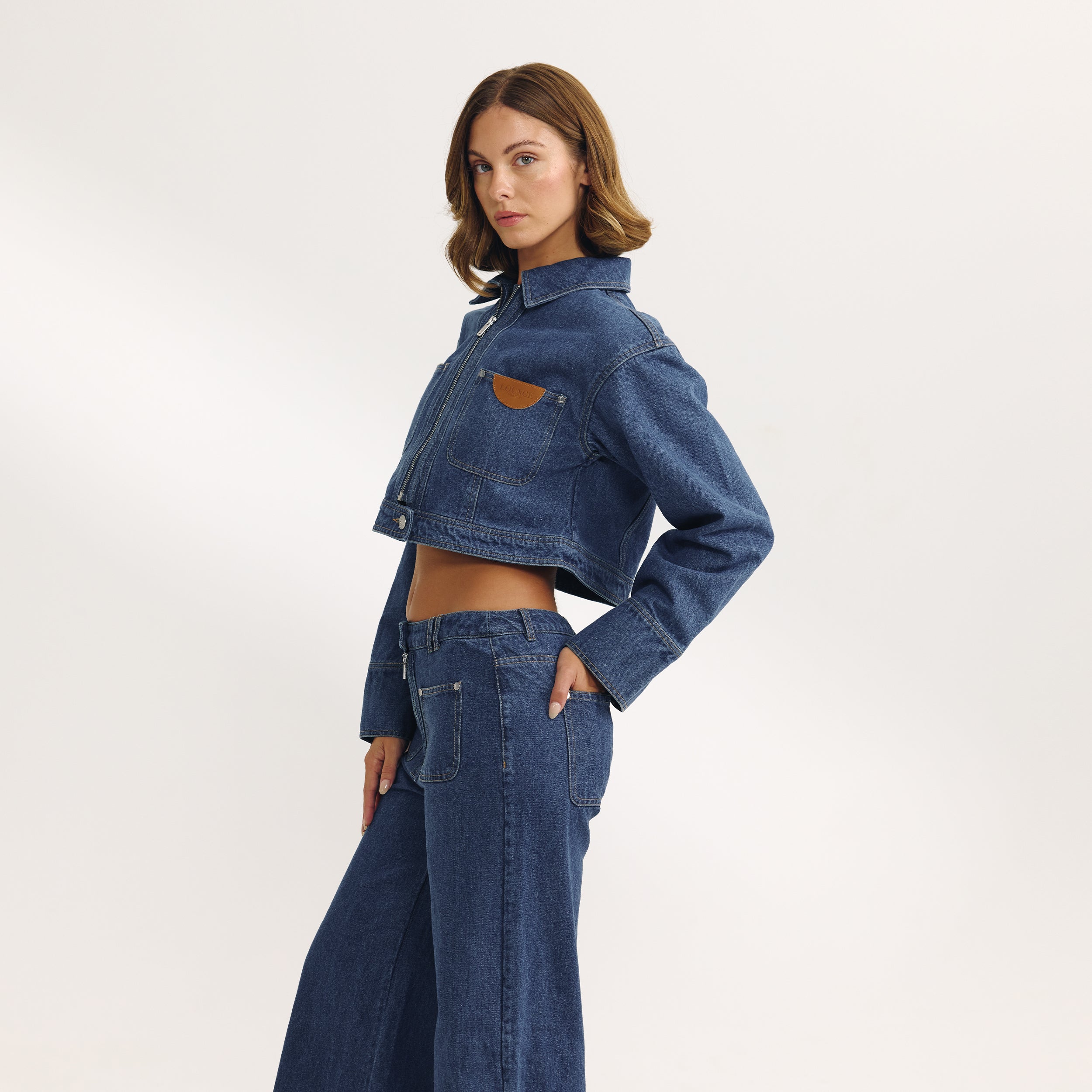 Boxy Denimjacka | Boxy Denimjacka - Blå