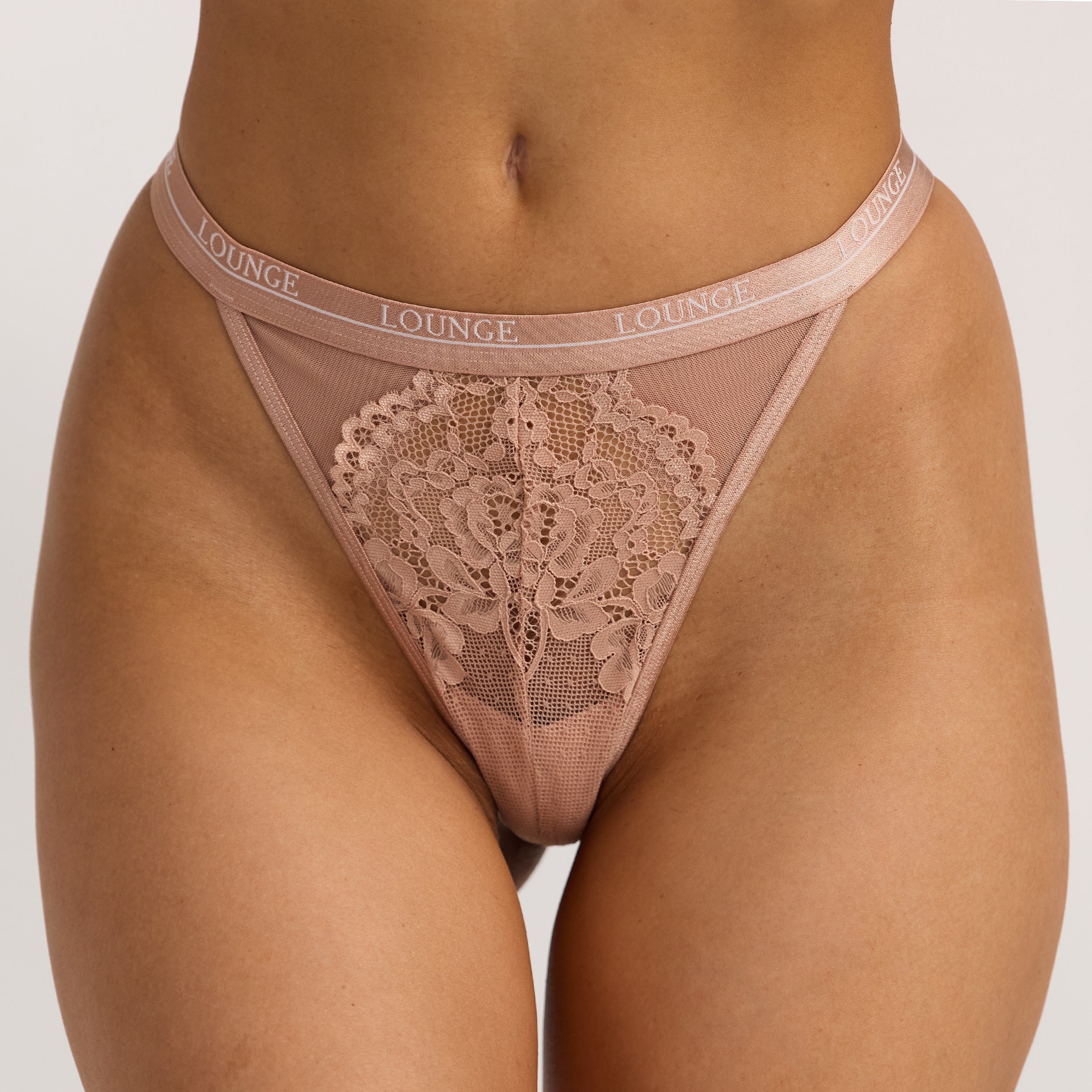 Blossom Stringtrosor | Blossom Stringtrosor - Brunrosa
