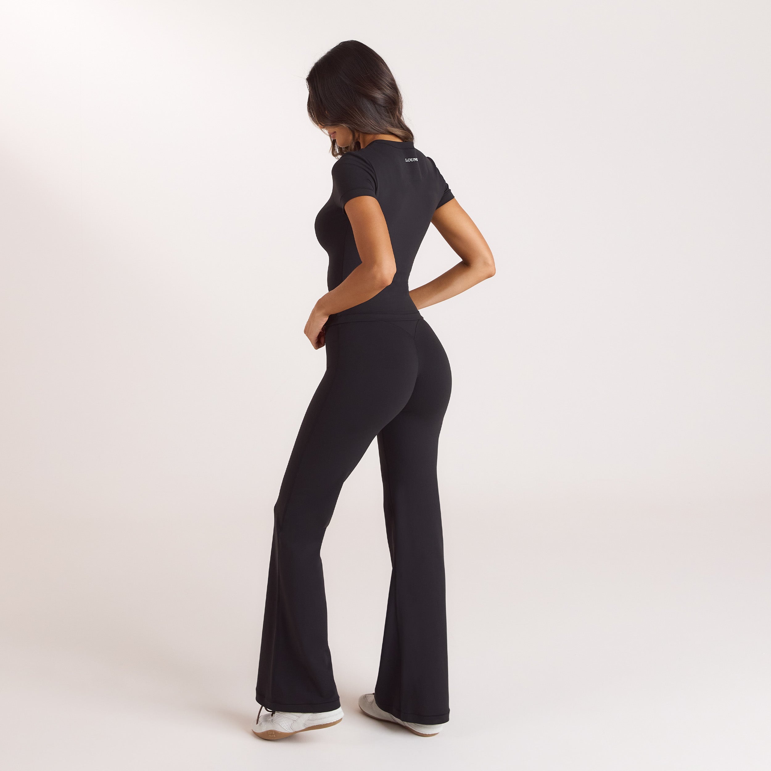 ContourSoft utsvängda Leggings | ContourSoft utsvängda Leggings - Svart