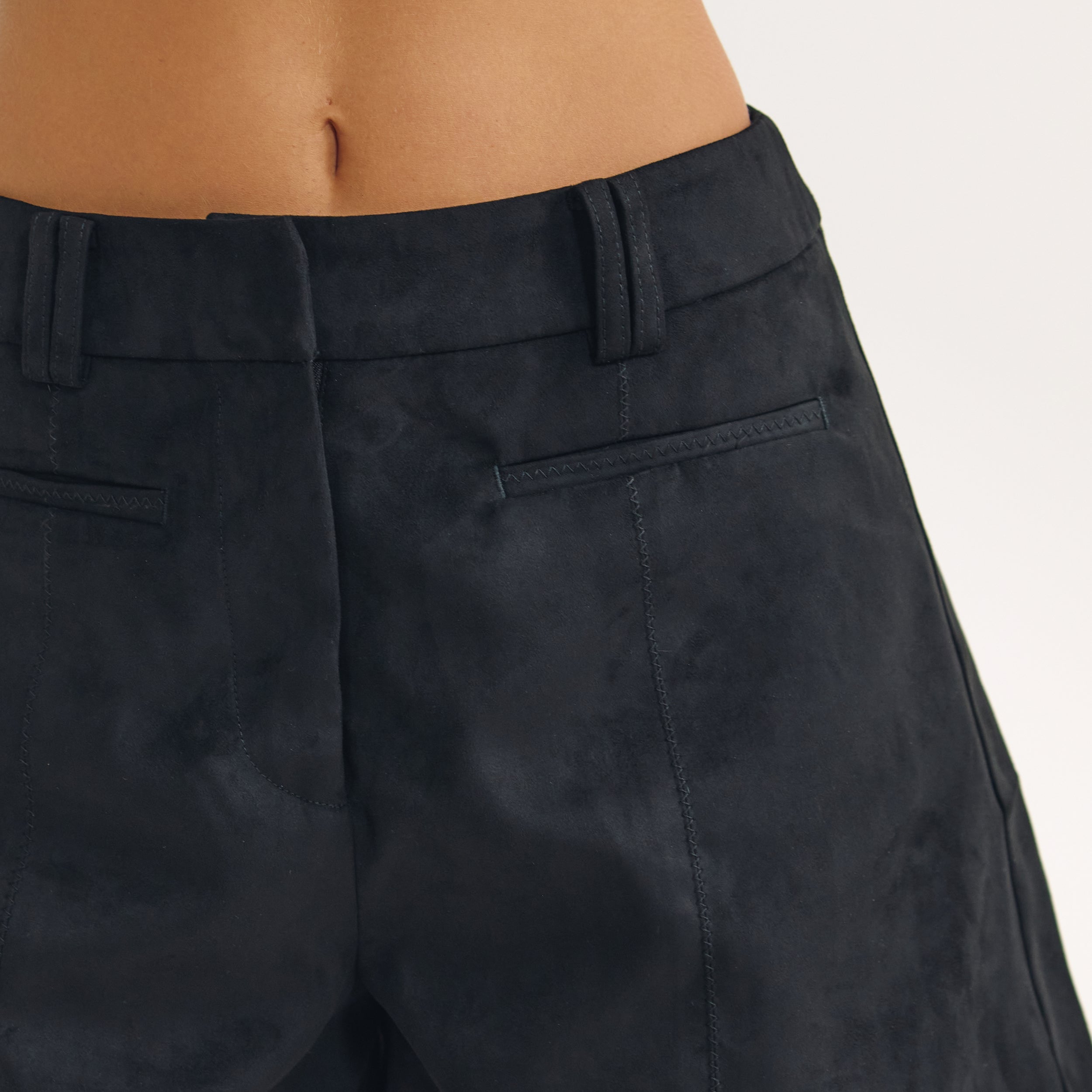 Suedette Shorts | Suedette Shorts - Svart