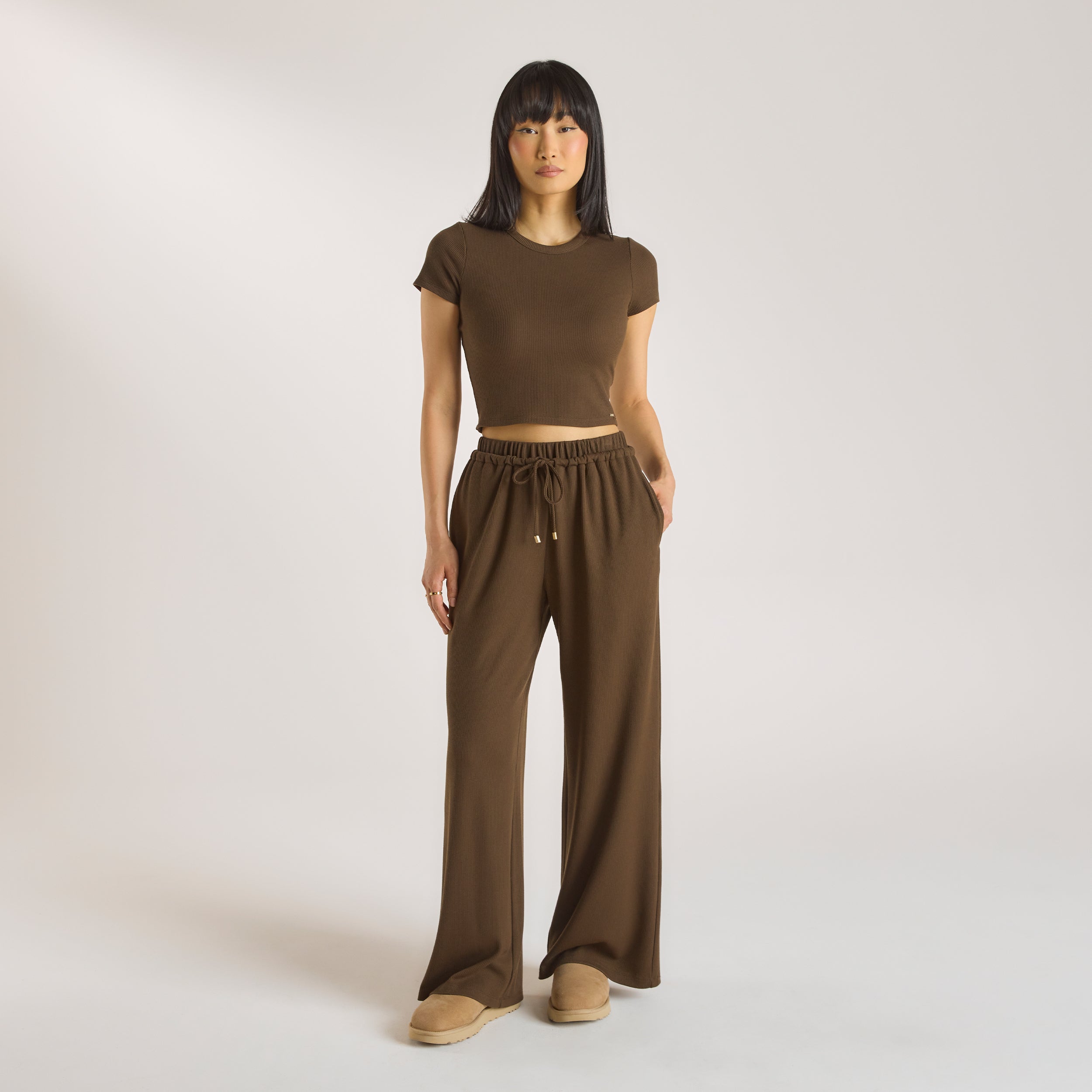 Waffle Baby Tee  | Waffle Baby Tee - Choklad