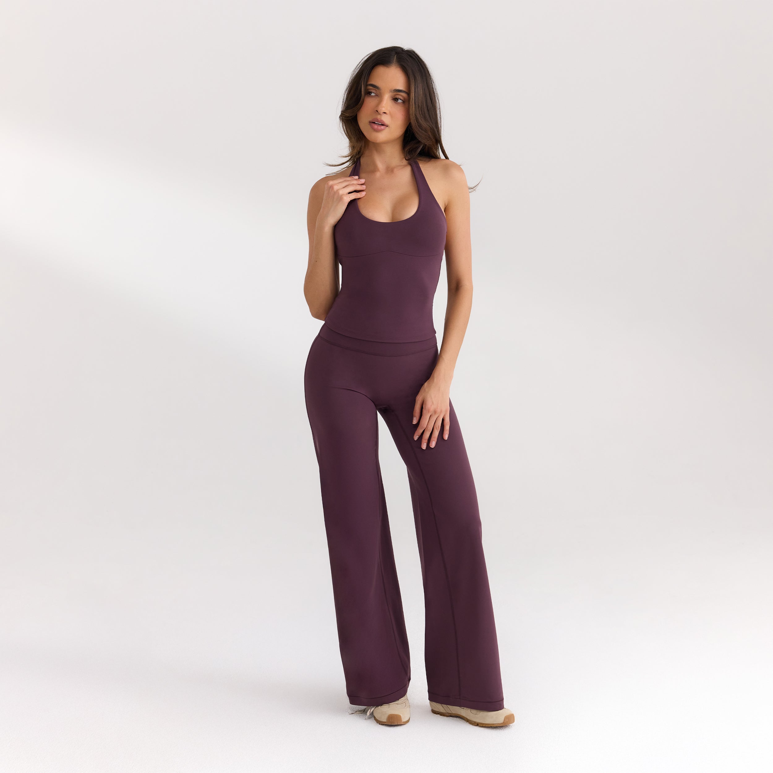 ContourSoft™ Leggings med rakt ben | ContourSoft™ Leggings med rakt ben - Körsbärslack