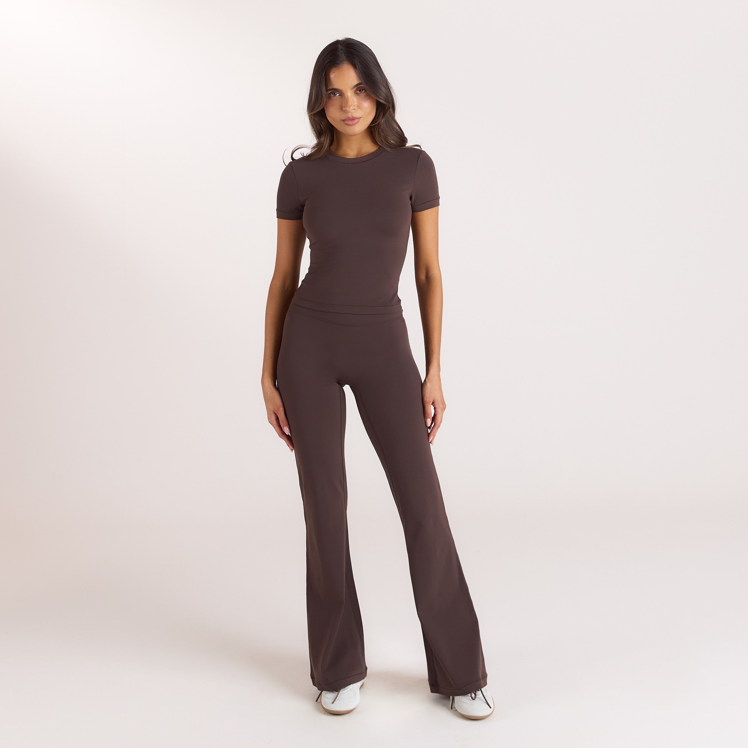 ContourSoft utsvängda Leggings | ContourSoft utsvängda Leggings - Mörk Choklad