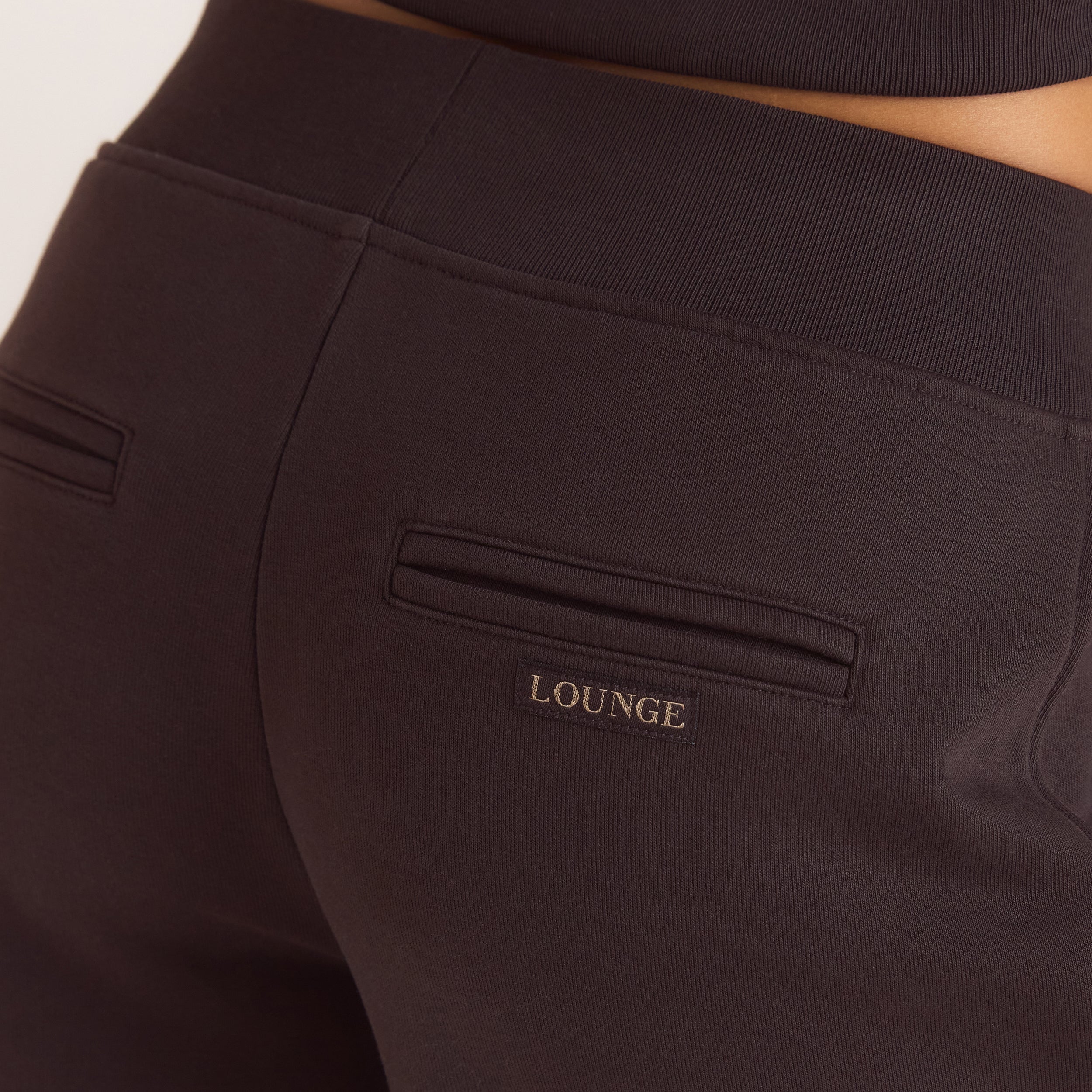 Joggers med raka ben | Joggers med raka ben - Mörk Choklad