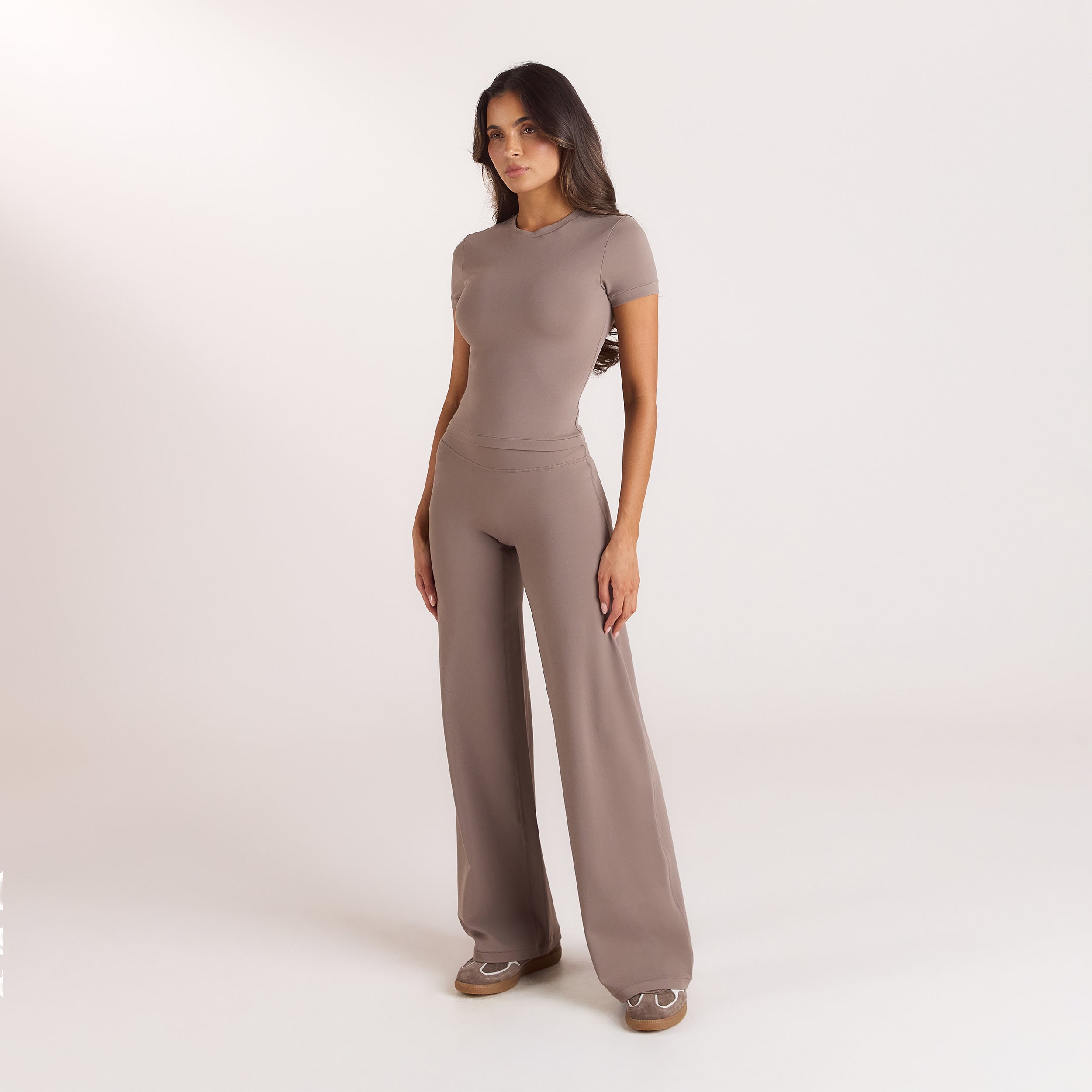ContourSoft Leggings med rakt ben | ContourSoft Leggings med rakt ben - Svampfärgad