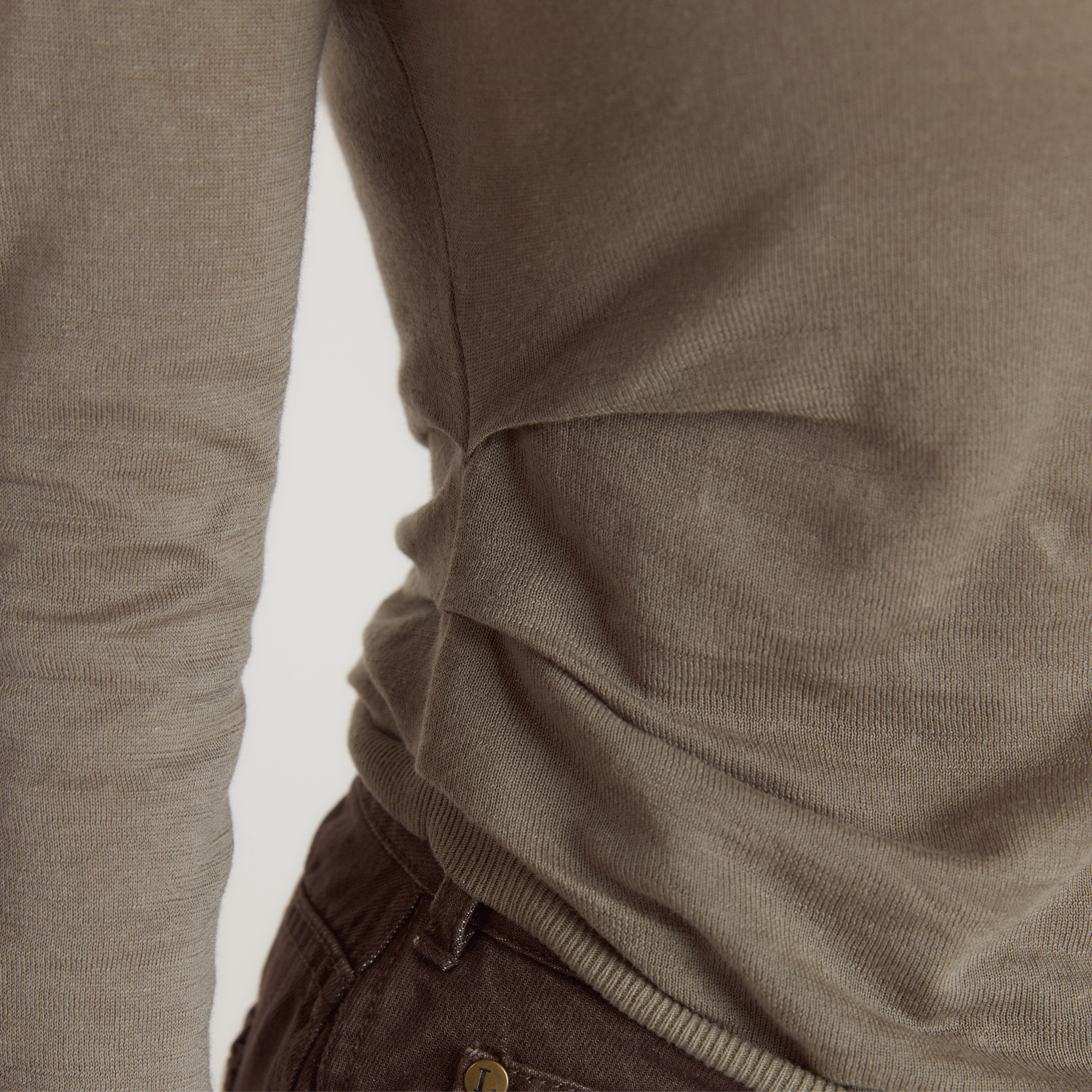 Asymmetrisk topp i finstickad trikå | Asymmetrisk topp i finstickad trikå - Timjan