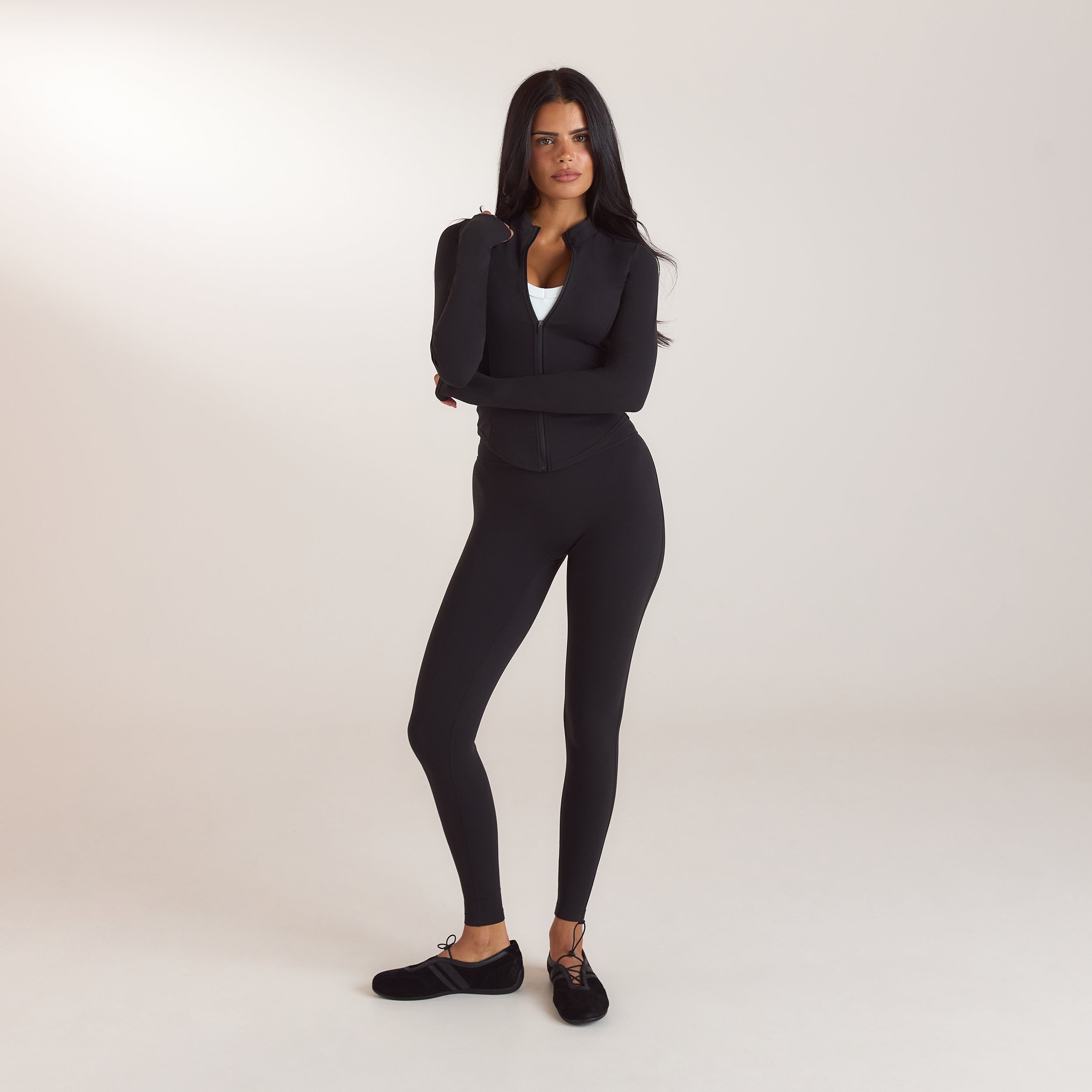 ContourSoft™ Klassiska Leggings | ContourSoft™ Klassiska Leggings - Svart