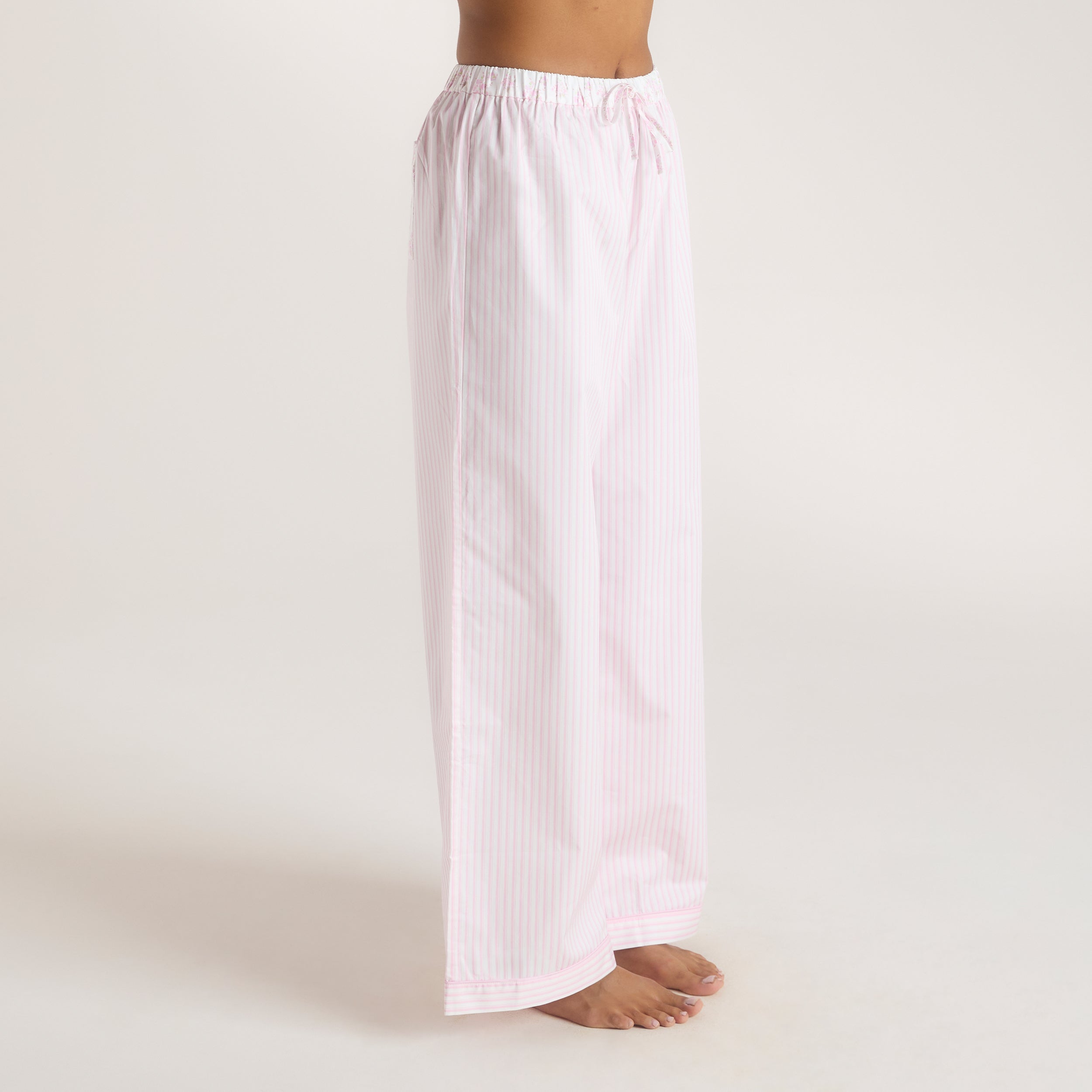 Bloom & Stripe Pyjamabyxor | Bloom & Stripe Pyjamabyxor - Rosa