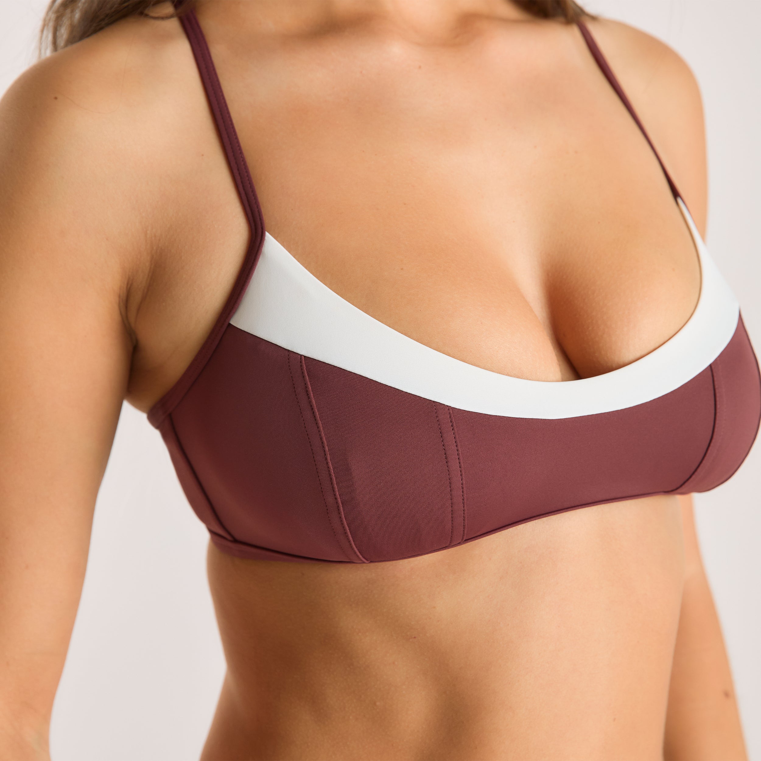 Monaco Bralette Bikinitopp | Monaco Bralette Bikinitopp - Plommon