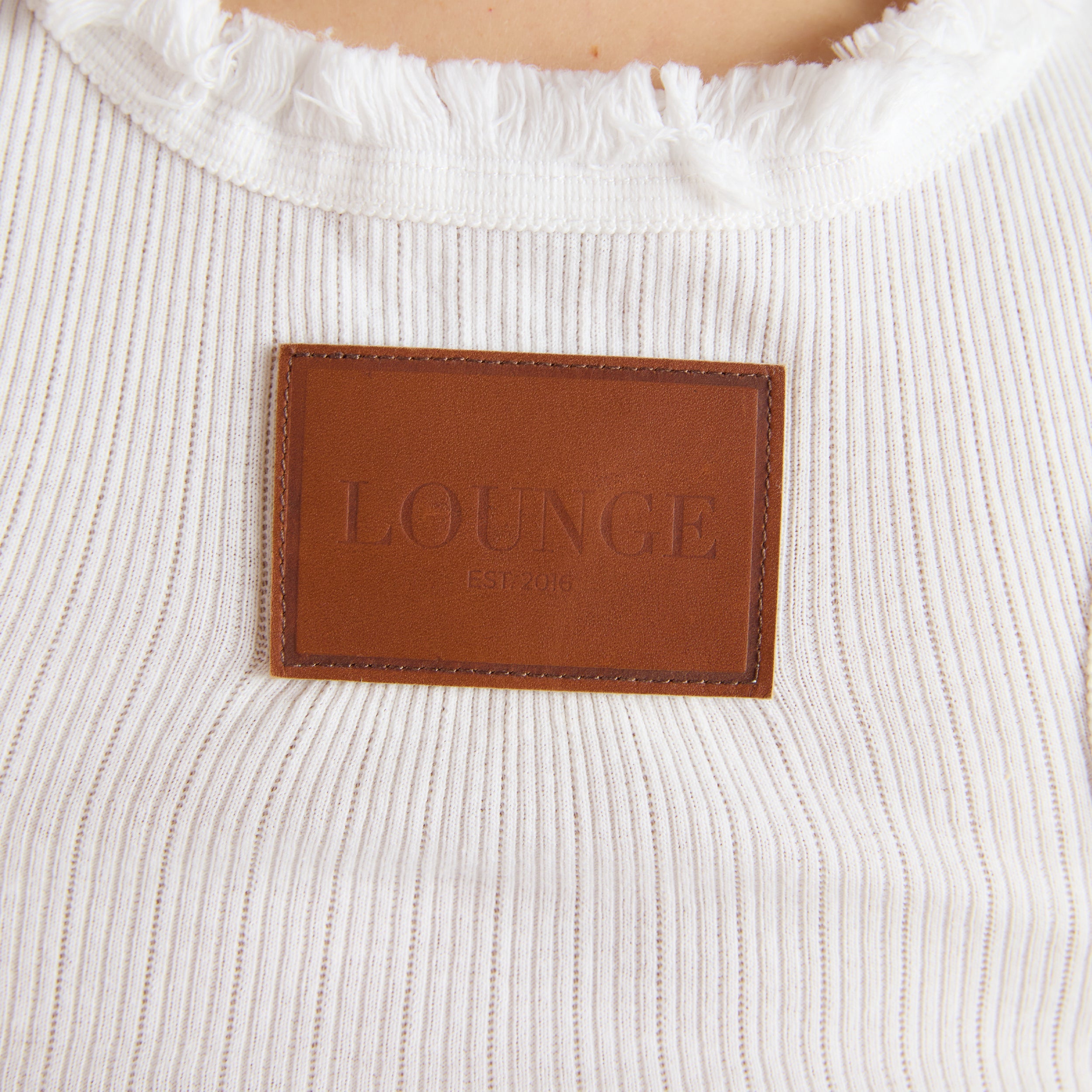 Tank Top med Fransar | Tank Top med Fransar - Vit