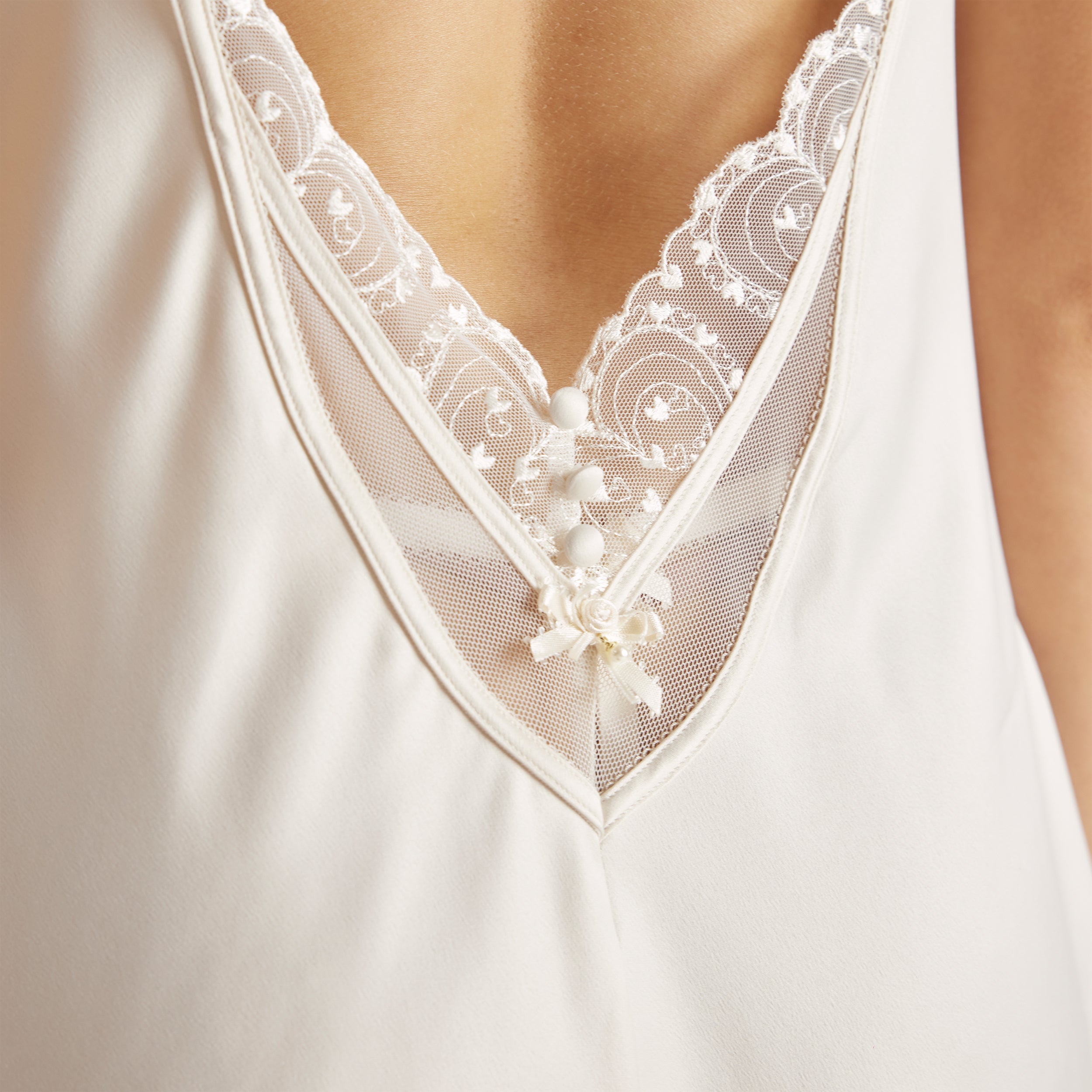 Isabella Slipdress Set | Isabella Slipdress (Set) - Elfenben