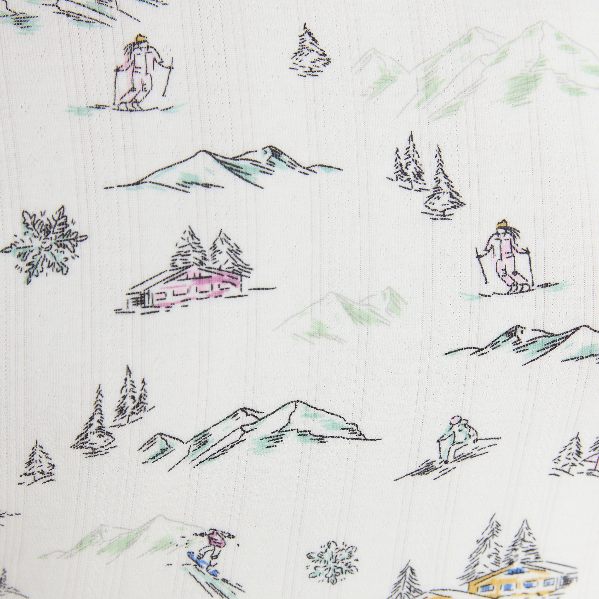 Alpine Dreams Pointelle Romper | Alpine Dreams Pointelle Romper - Skidtryck