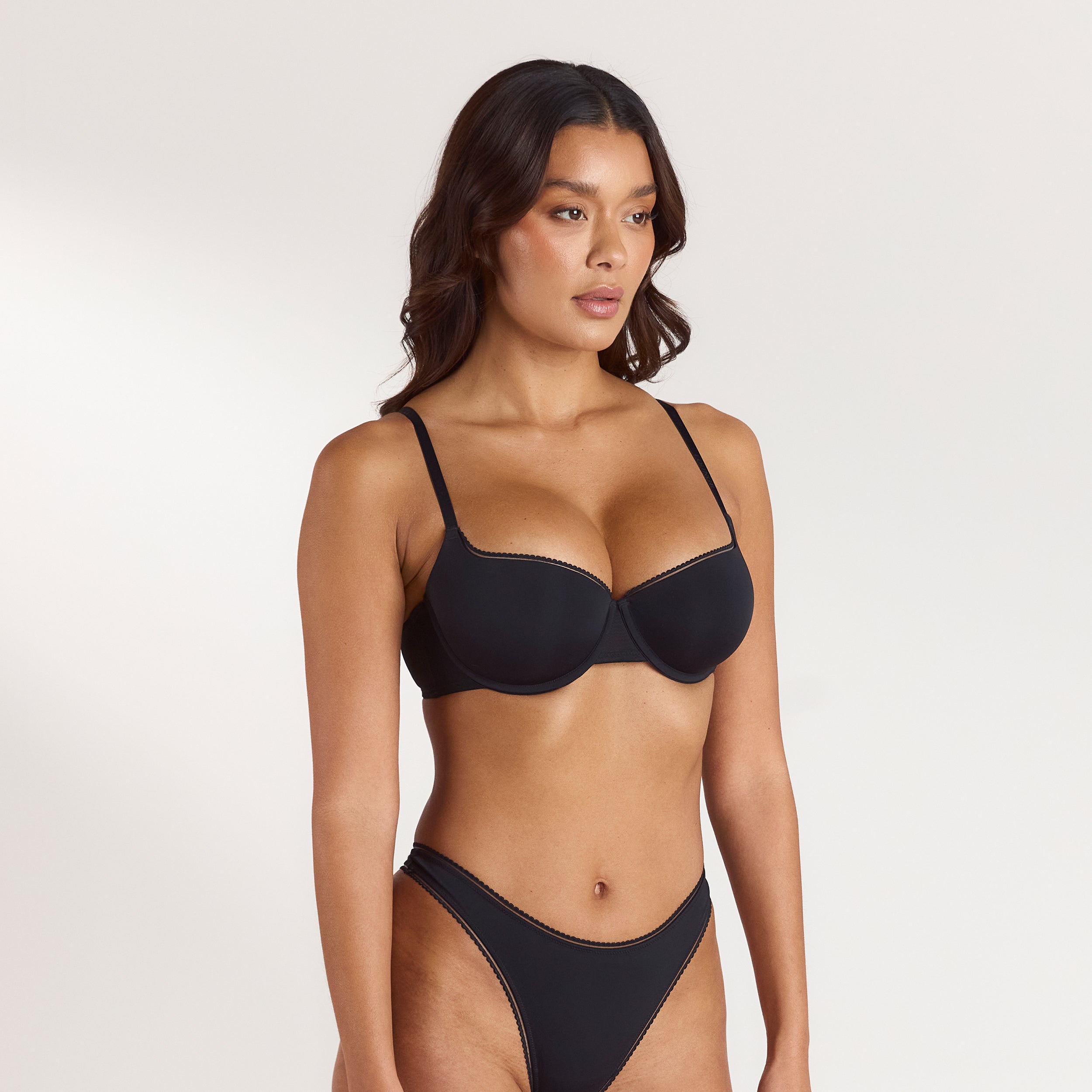 Comfort Extreme Push-Up Balconette BH | Comfort Extreme Push-Up Balconette BH - Svart
