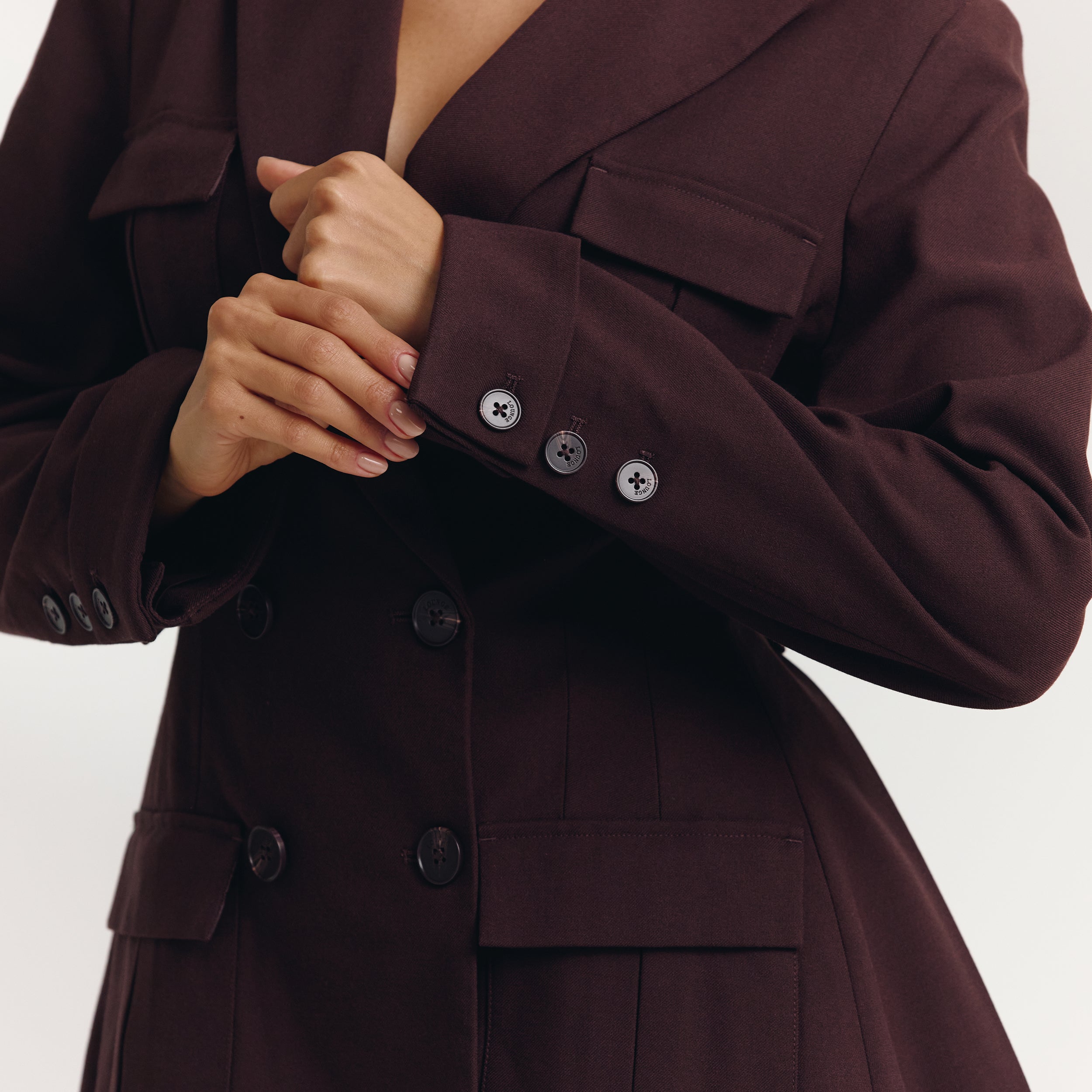 Blazerkjol | Blazerkjol - Choklad