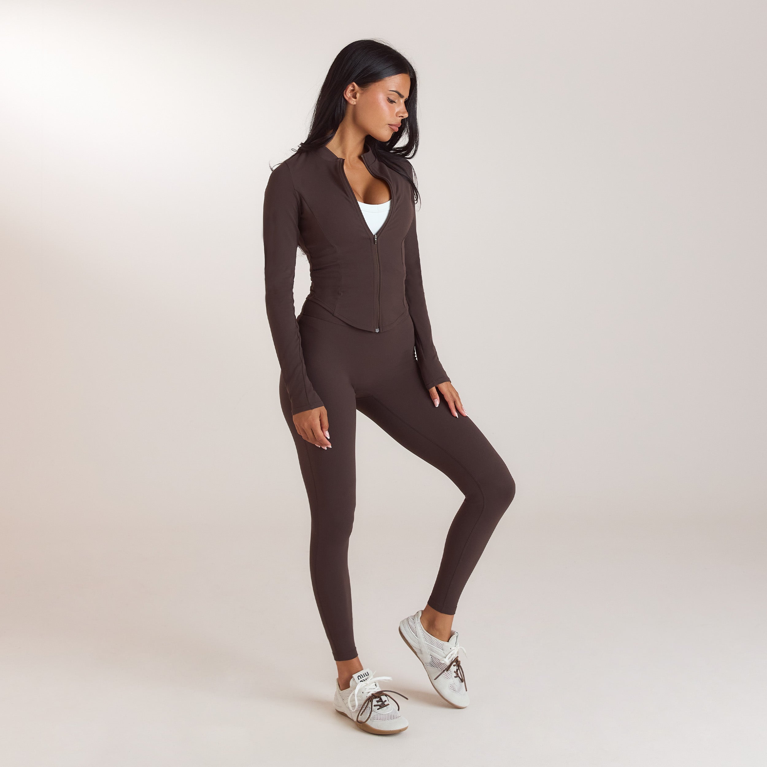 ContourSoft™ Cinch Jacka med dragkedja | ContourSoft™ Cinch Jacka med dragkedja - Mörk Choklad
