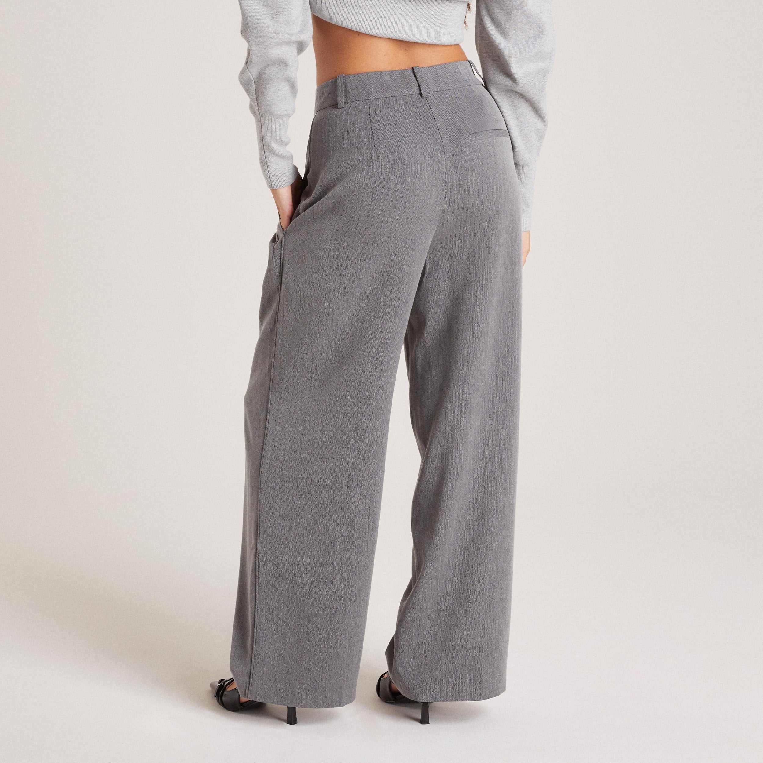Tailored Byxor | Tailored Trousers - Grey